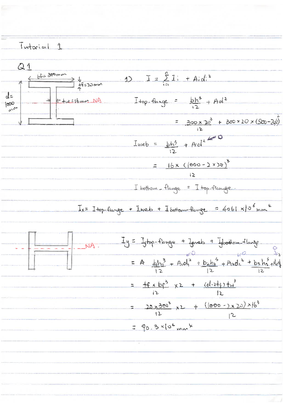 Tutorial 1 Solutions for Structural Analysis - 2025 - Studocu