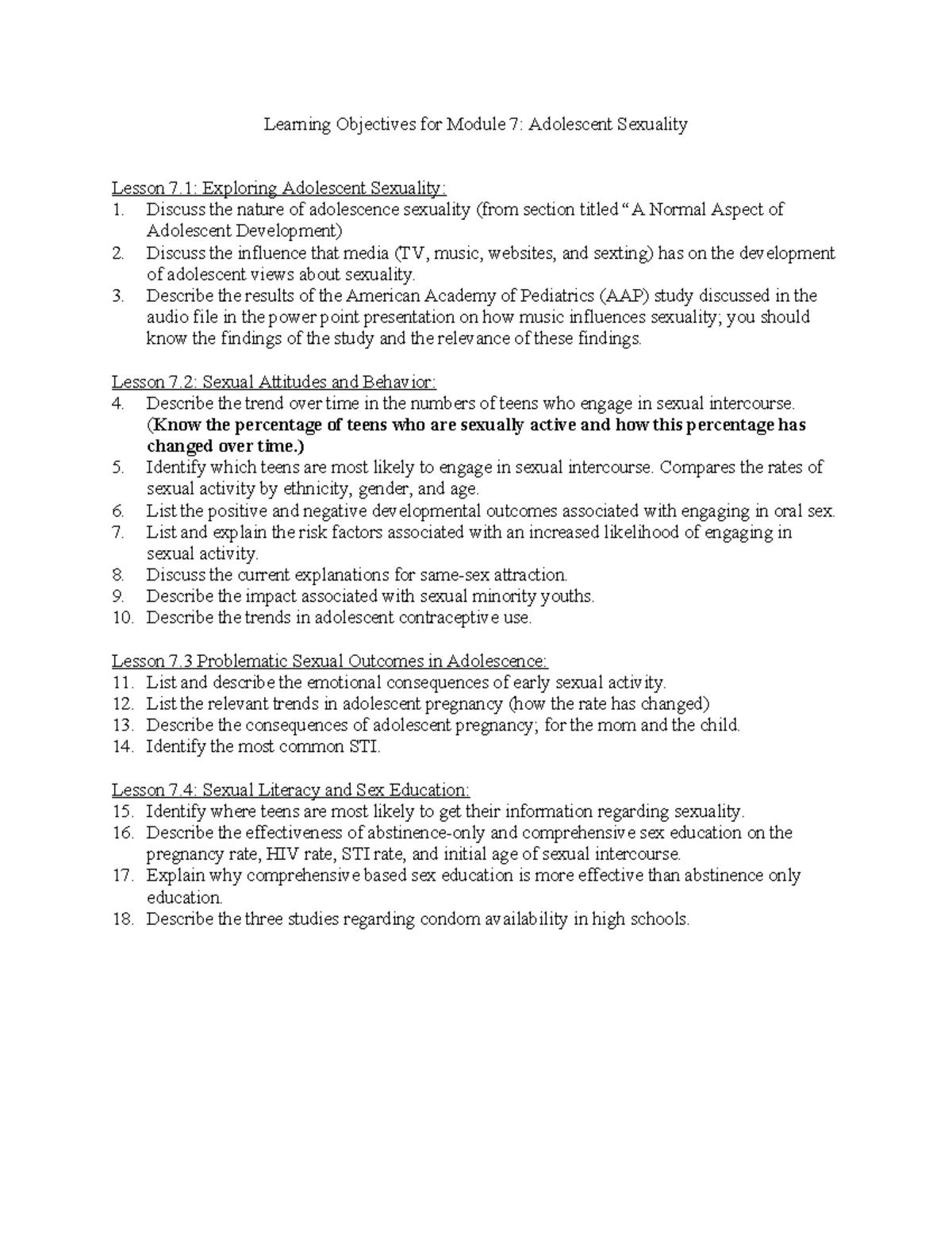 Module 8: Moral Development - Learning Objectives Overview - Studocu