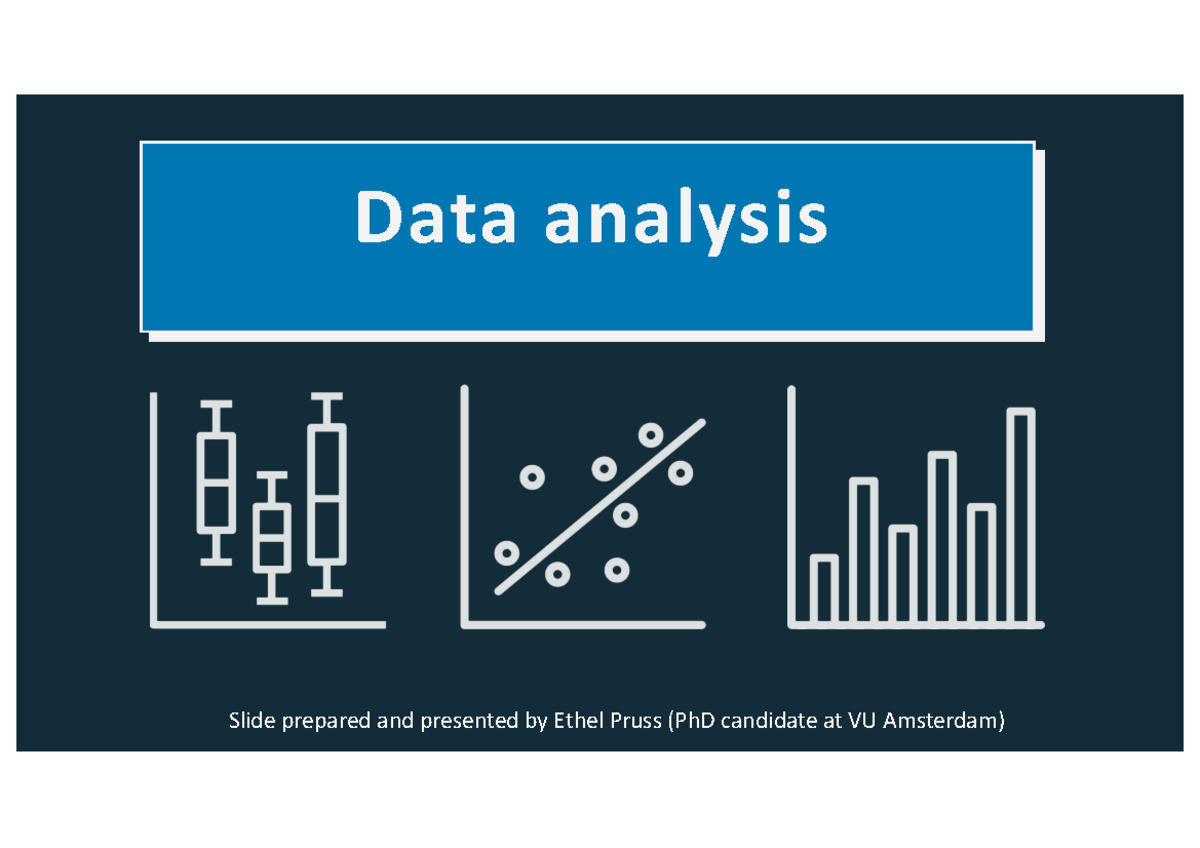 HCI Data Analysis & Visualization: Insights on Statistics and Measures ...