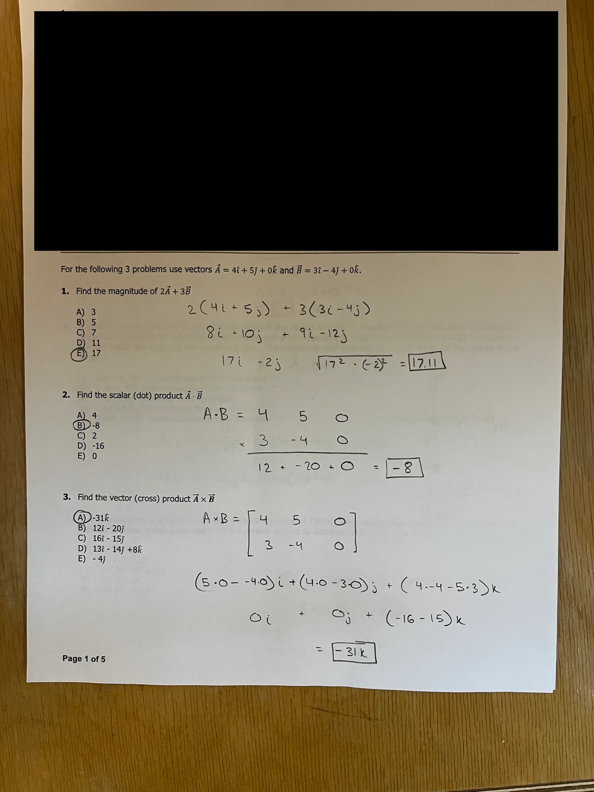 Physics 121 Practice Problems for Common Exam 2, Spring 2024 - Studocu