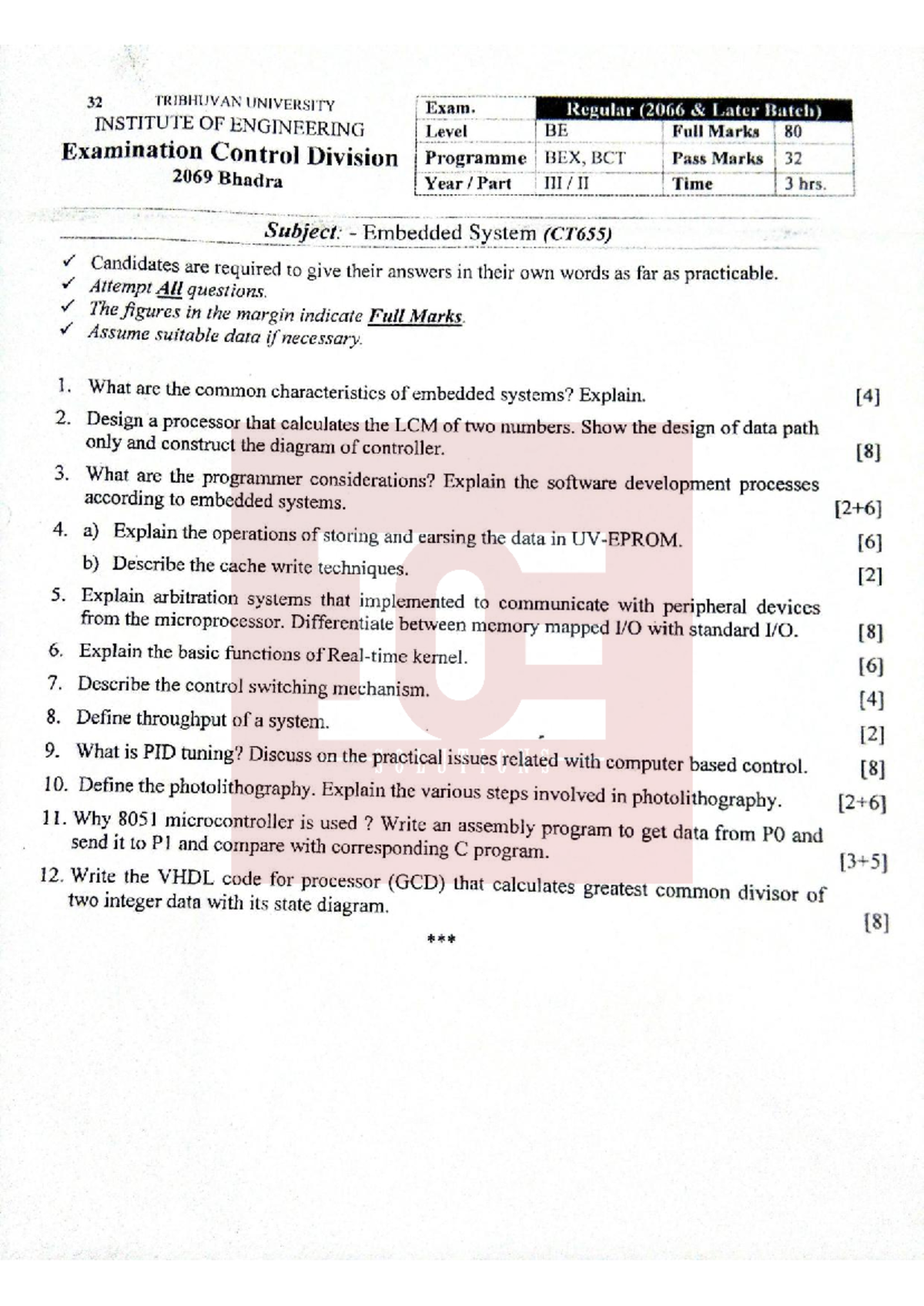 Systems Engineering Past Exams75280116