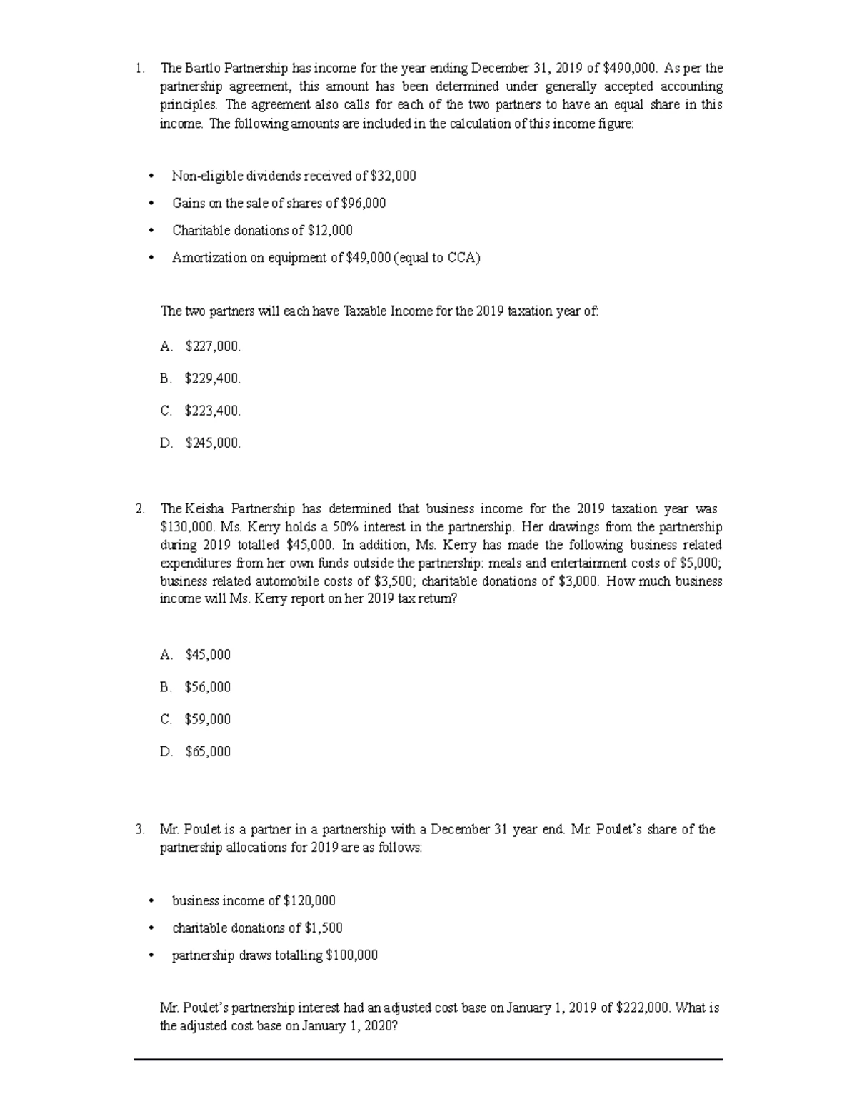 ACCT226 Chapter 18 Problem 7 - Mark and Matt Doan are brothers and ...