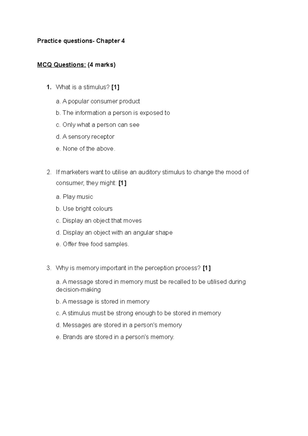 BEM 212 Exam Revision: Chapter 1-13 Practice Questions and MCQs - Studocu