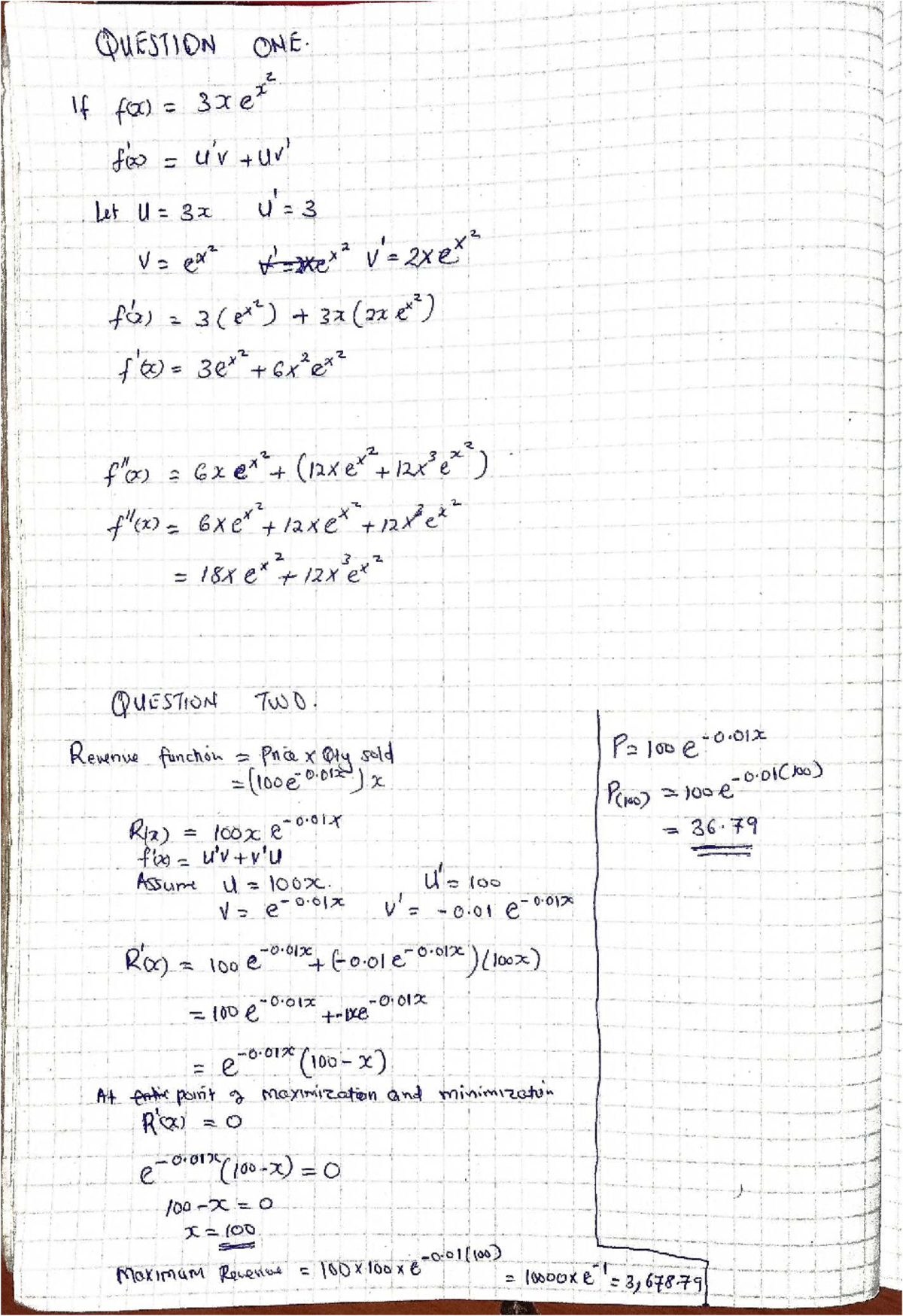 Math 2160 Final Exam Practice Assignment: Questions & Solutions - Studocu