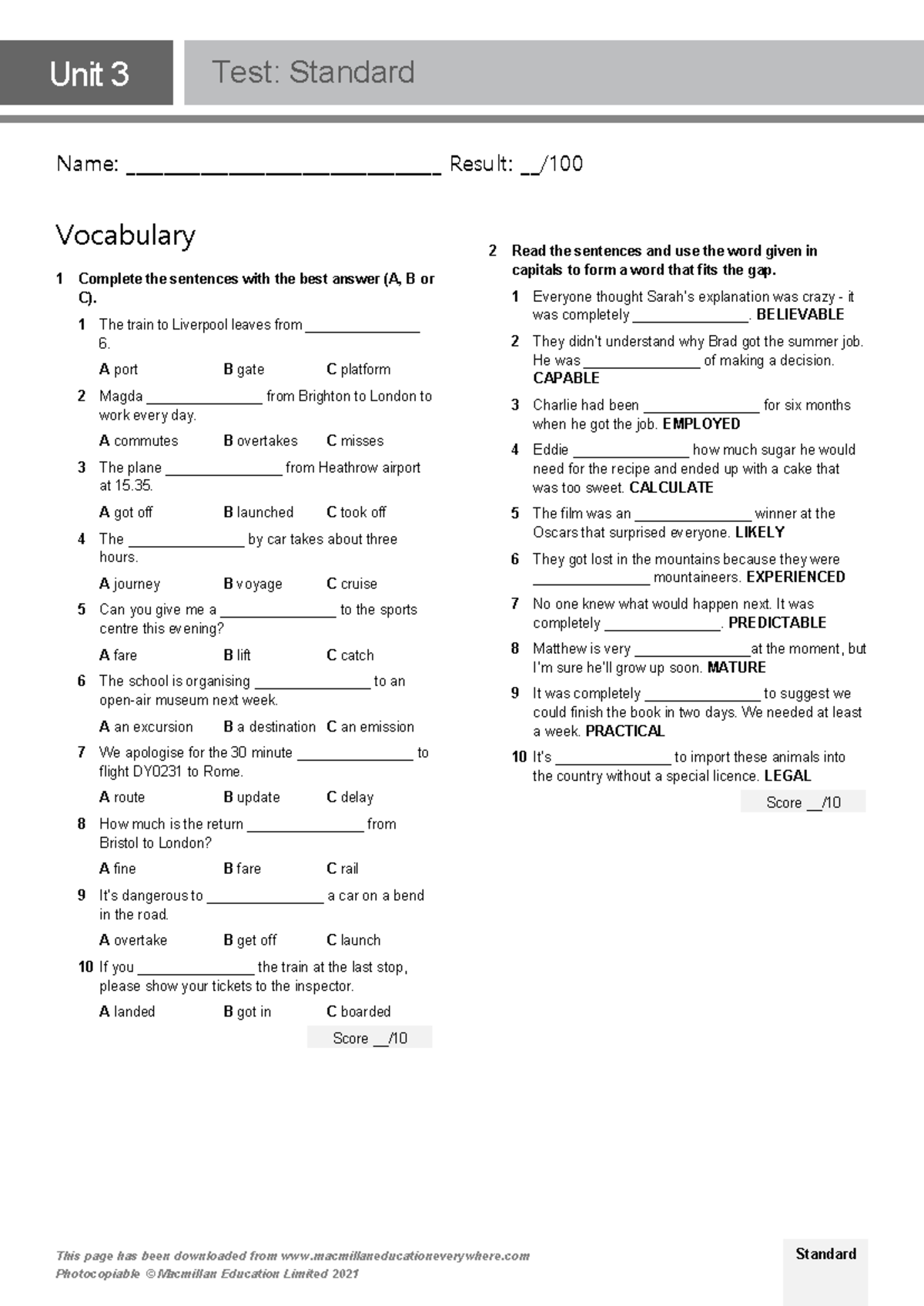 B2 U3 Standard Test - i give it - This page has been downloaded from ...