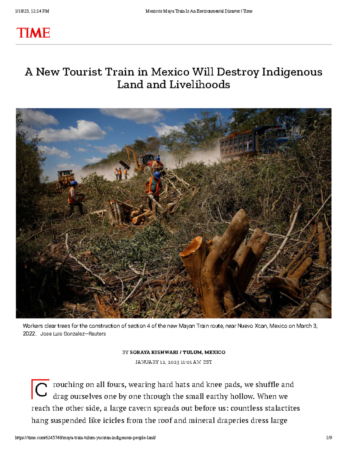 Mexico's Maya Train: An Environmental Disaster for Indigenous Lands ...