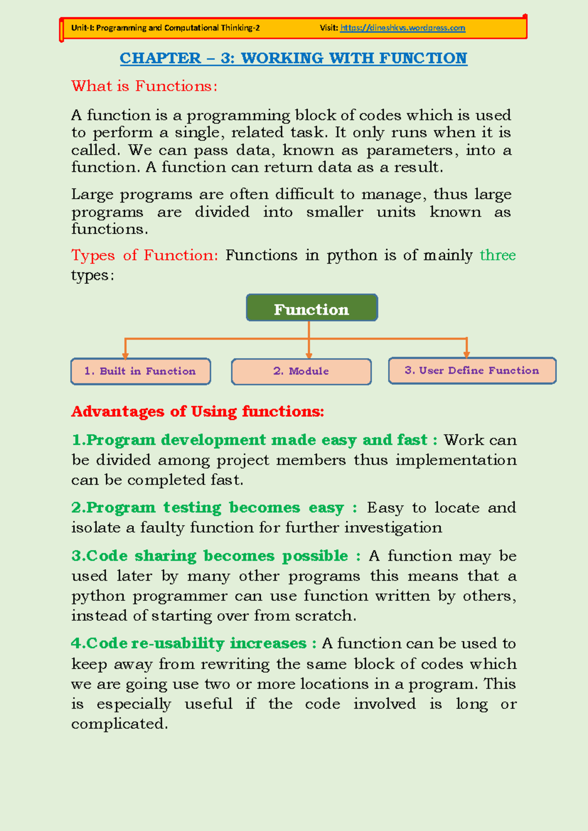 Programming and Computational Visit: CHAPTER 3 - Functions in Python ...