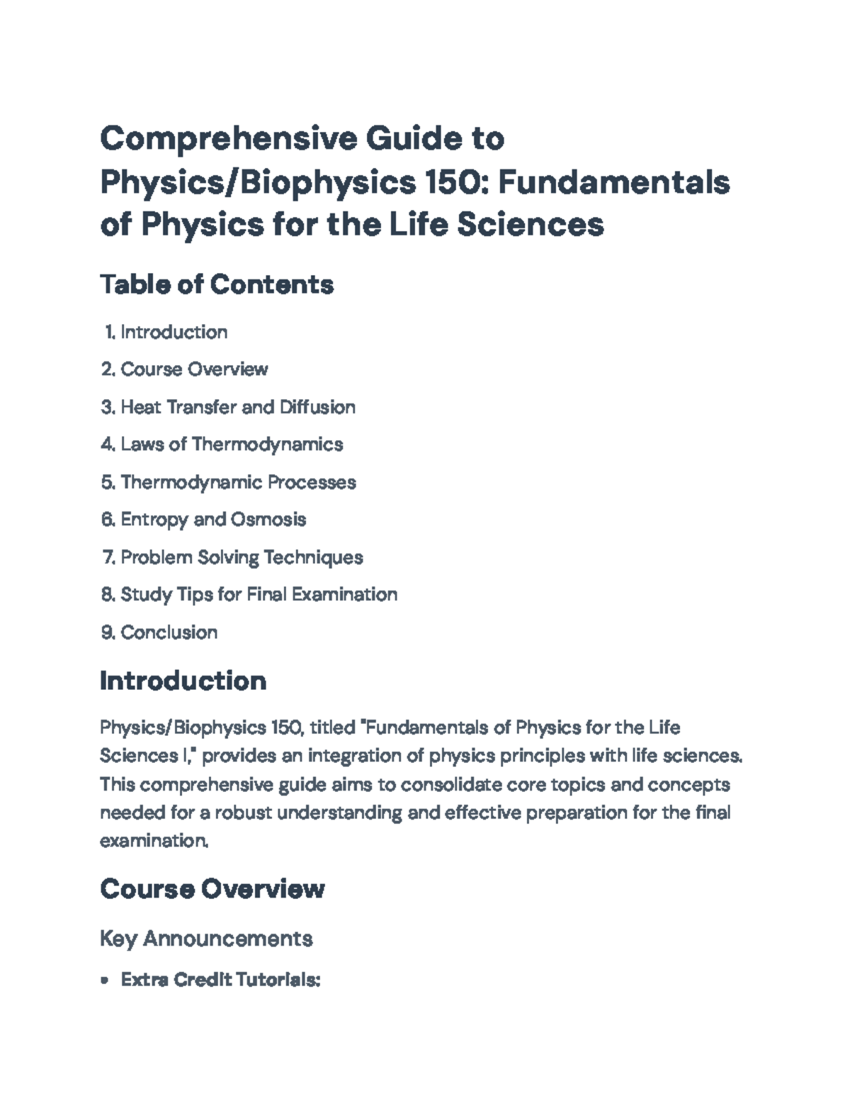 Final Exam Study Guide for PHYS 150: Key Concepts & Strategies - Studocu