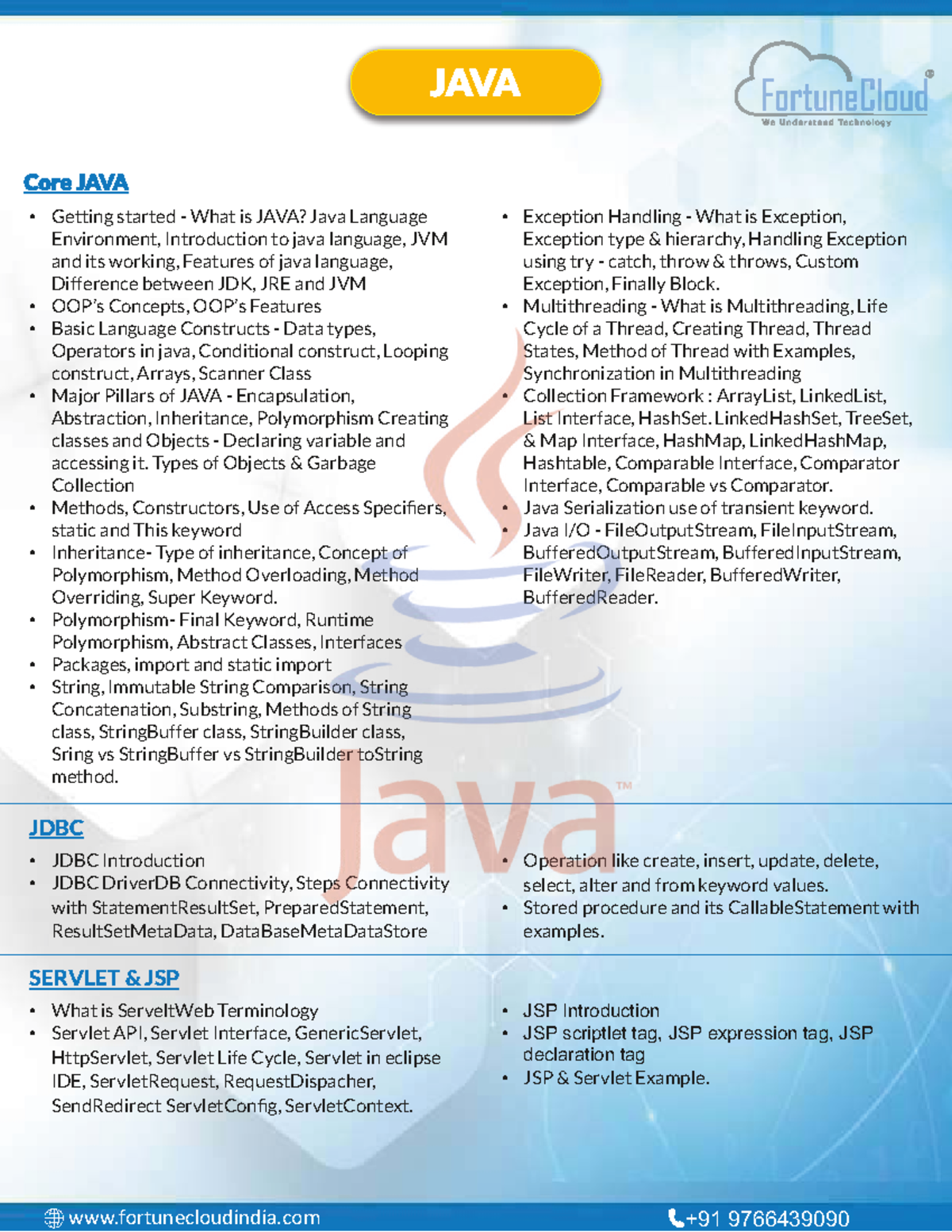 Java Full Stack Development Overview - AKTU - Studocu
