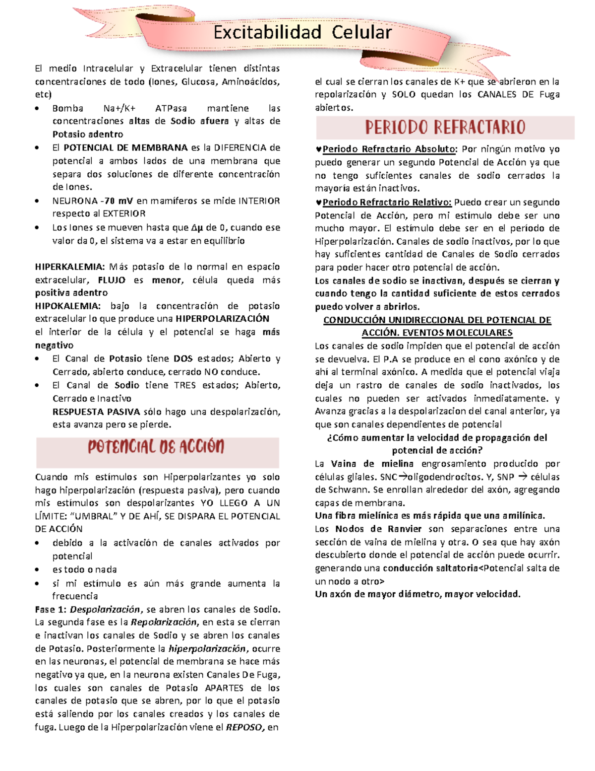 Recopilación para el Examen de Fisiología (FISIO 101) - Document Preview