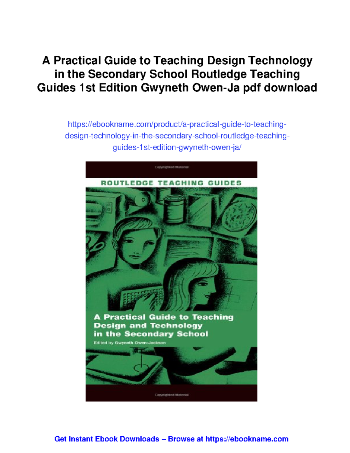 A Practical Guide to Teaching Design Technology in Secondary School ...