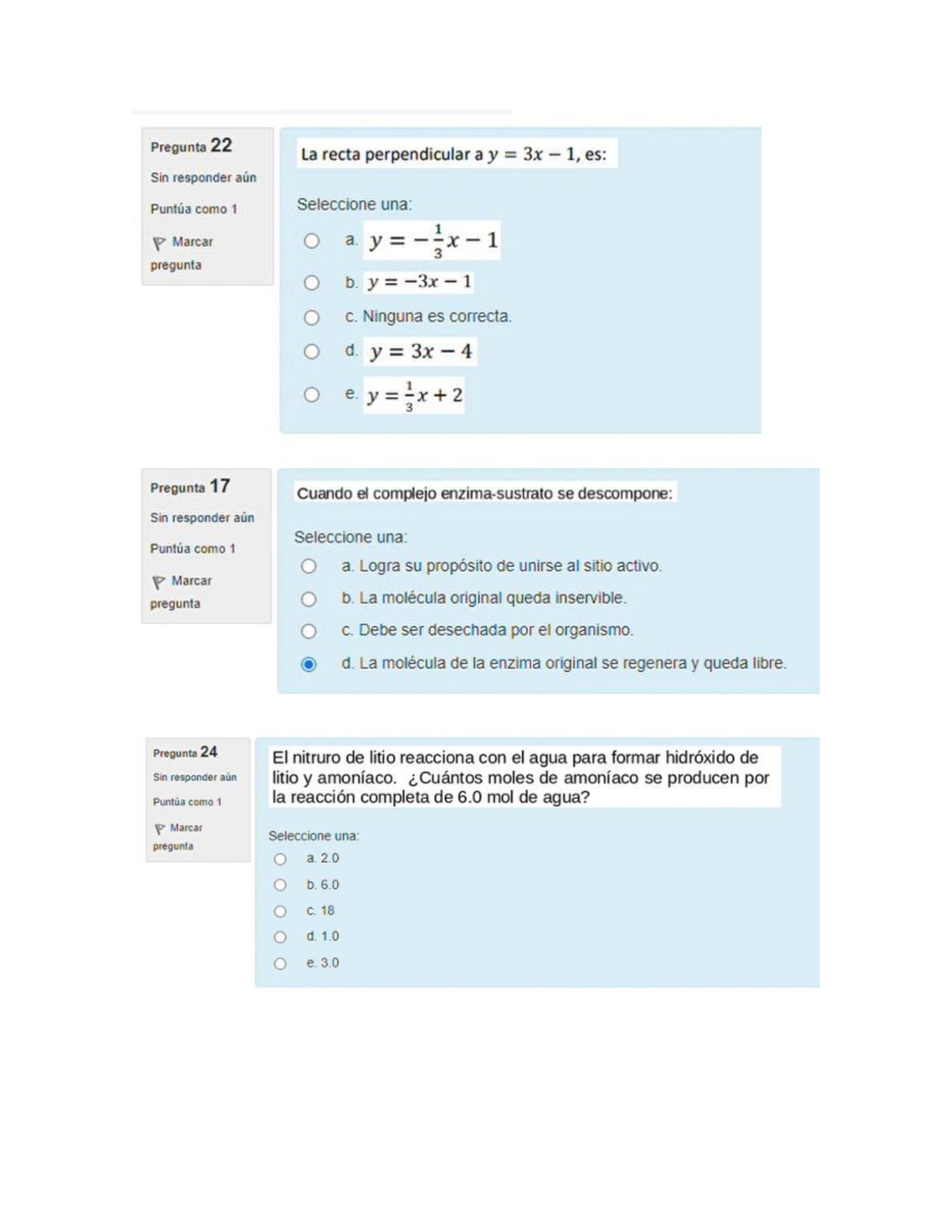 Examen Final Ciencias Químicas y Farmacia-3: Preguntas y Respuestas - Document Preview