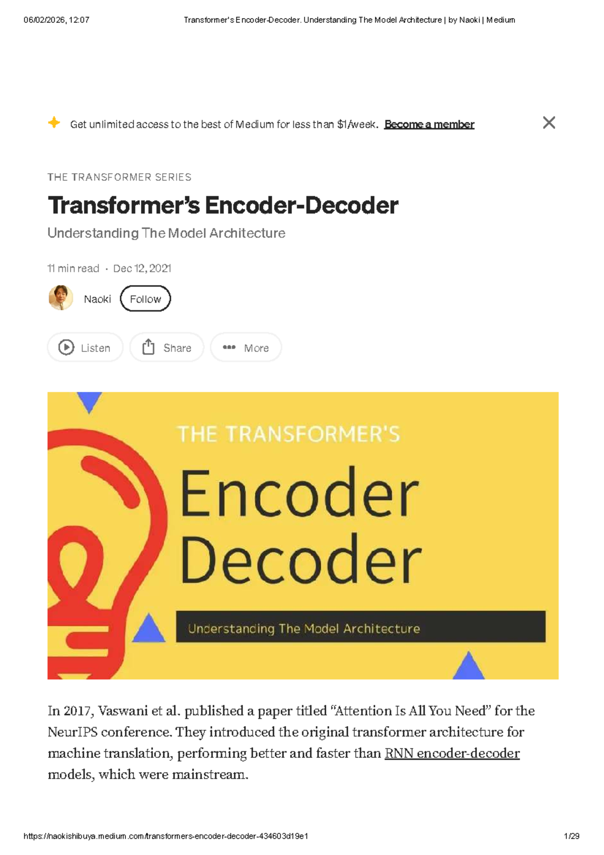 Understanding the Transformer Model Architecture: A Deep Dive - Studocu