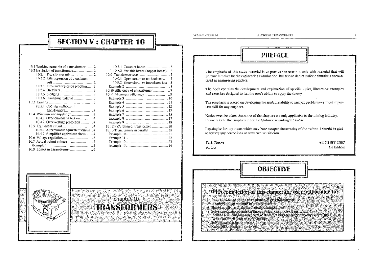 POTCHEFSTROOM COLLEGE: section V - chapter 10 electrical transformers ...