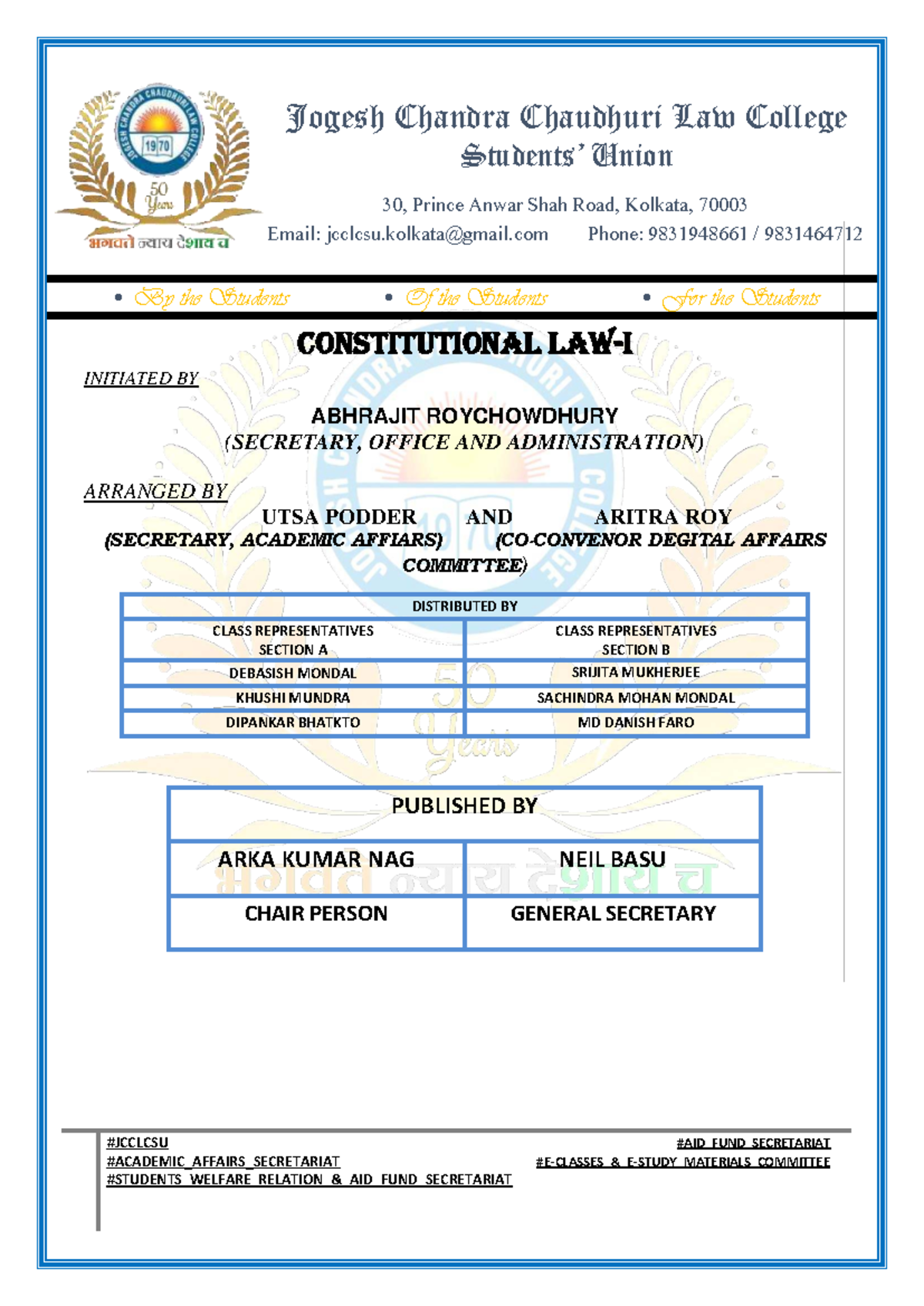 Constitutional Law Notes - Key Concepts and Case Studies (LAW101) - Studocu
