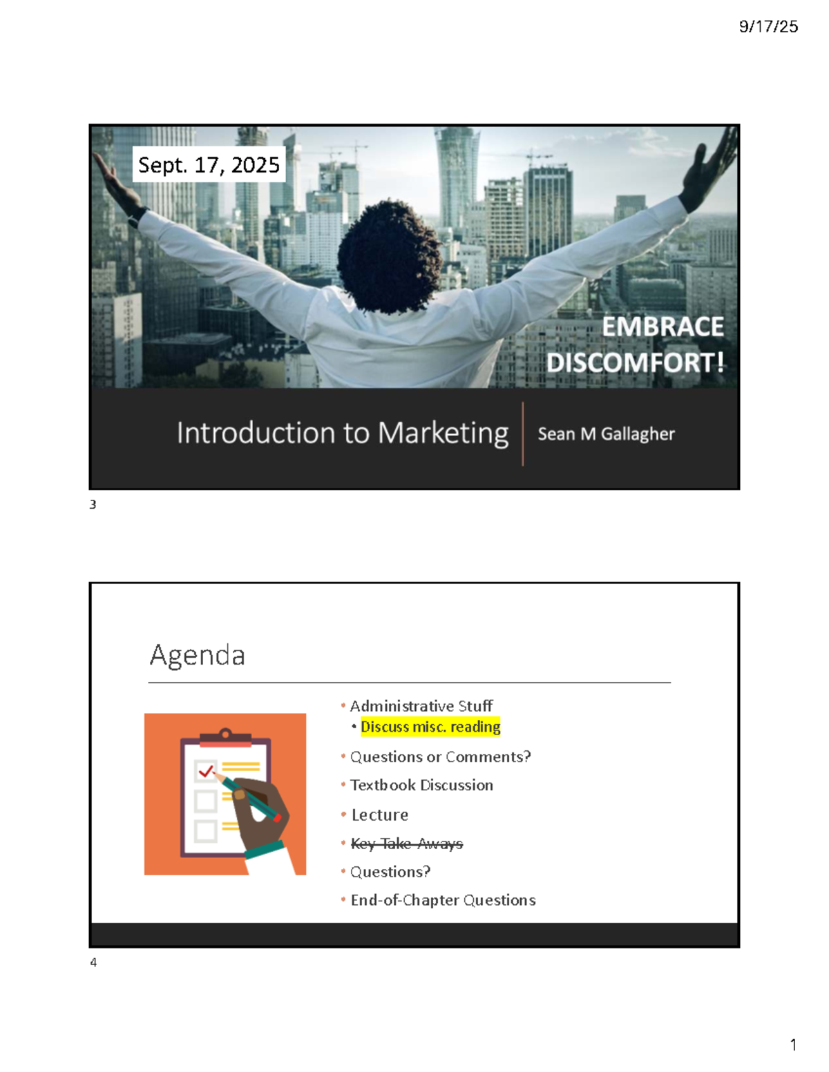 Generational Marketing Strategies Overview - Ch 3, MKTG 101, Sept 2025 ...