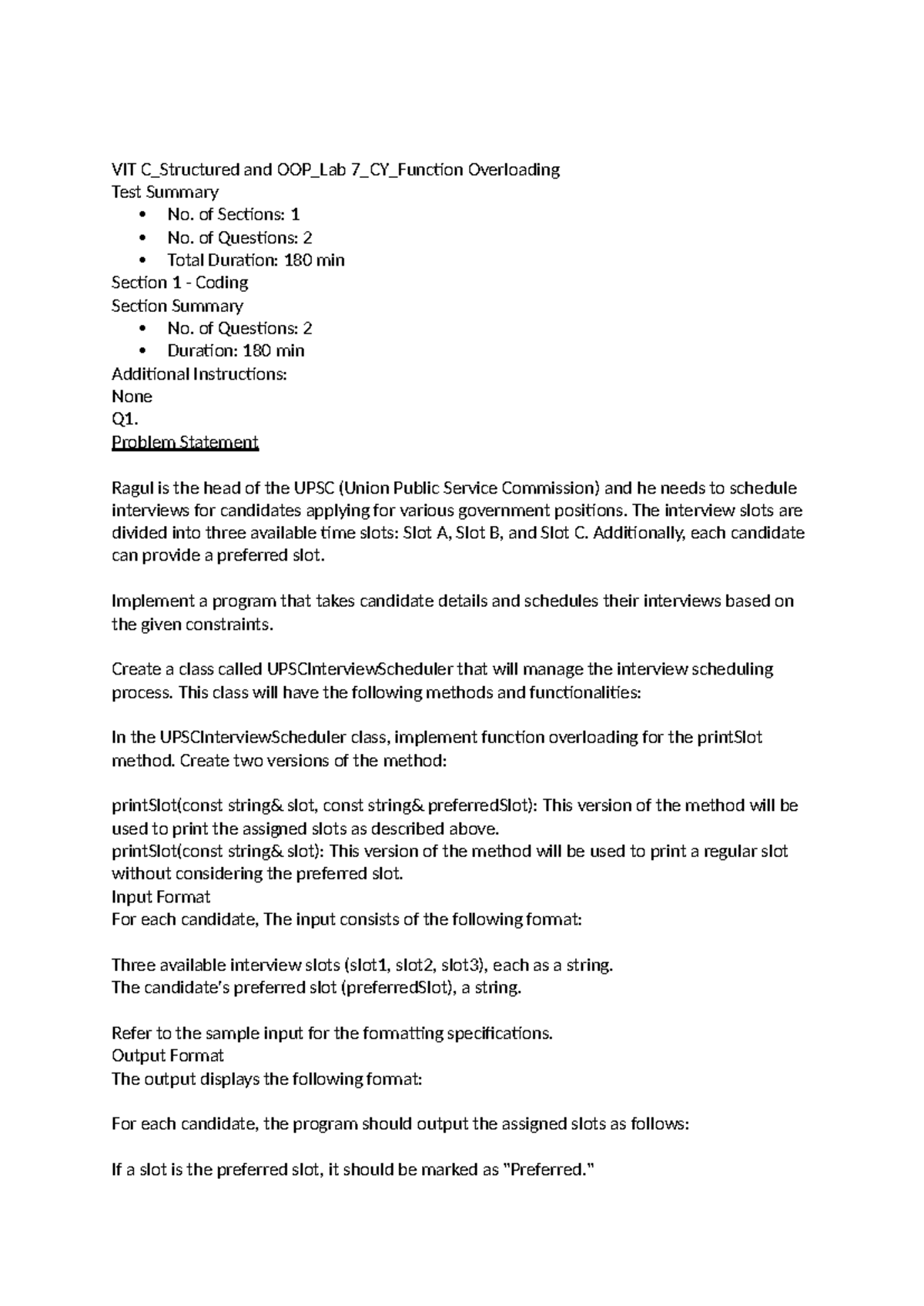 Week 7 (Challenge) - C++ important problems - VIT C_Structured and OOP ...