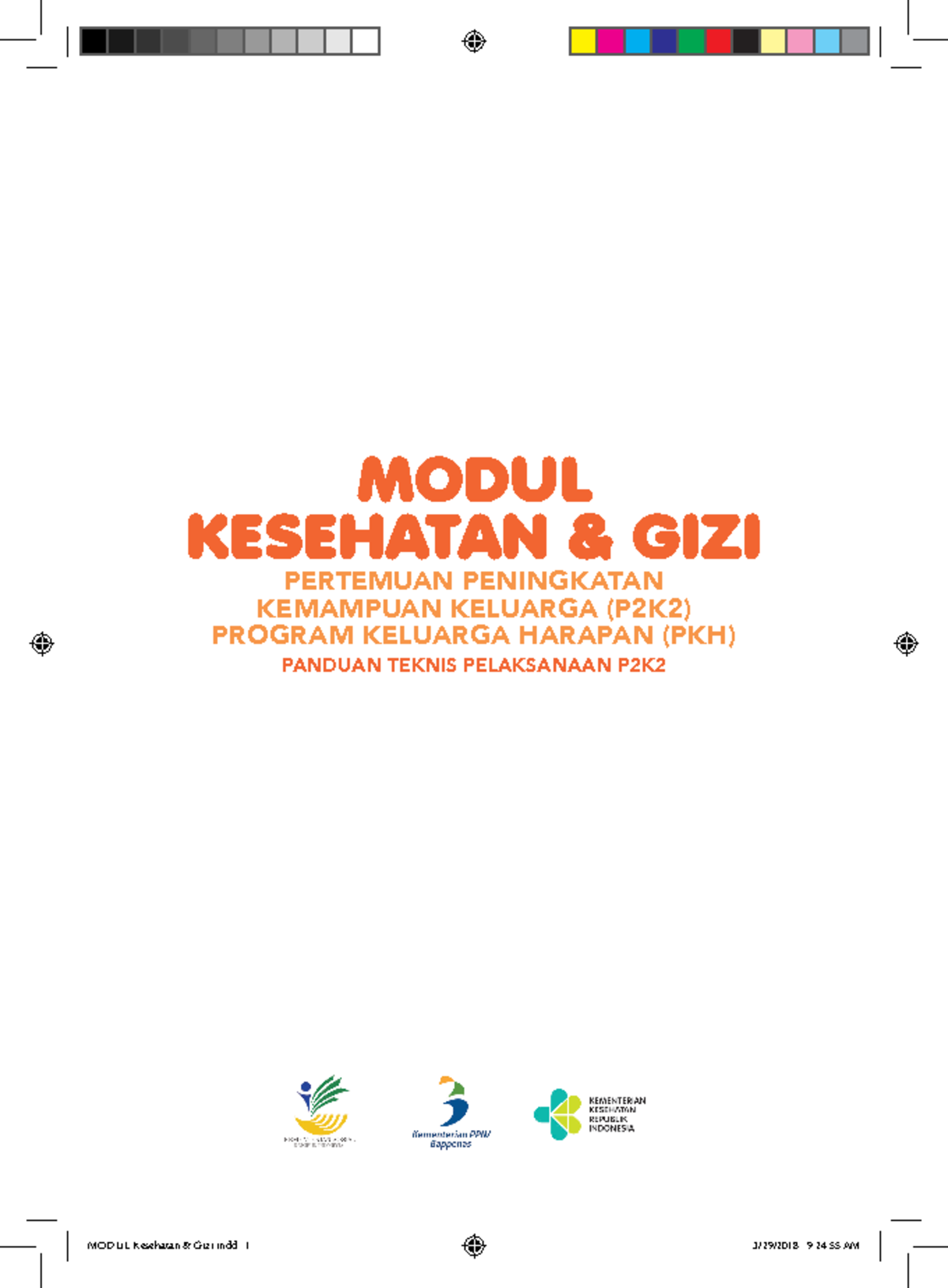 Modul Kesehatan & Gizi: P2K2 Program Keluarga Harapan (PKH) - Studocu