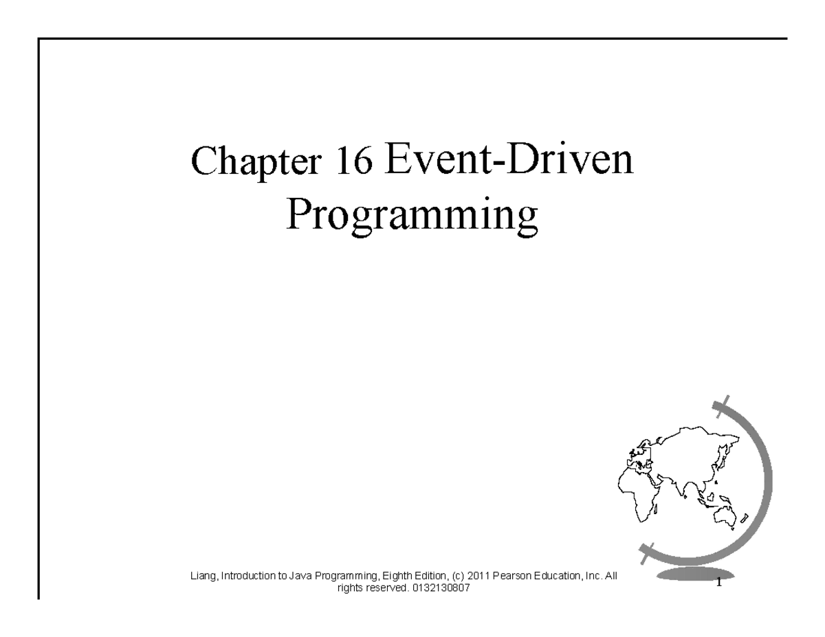 Java Programming (Bf9d4da3193c1ff8e858393): Chapter 16 - Event-Driven ...
