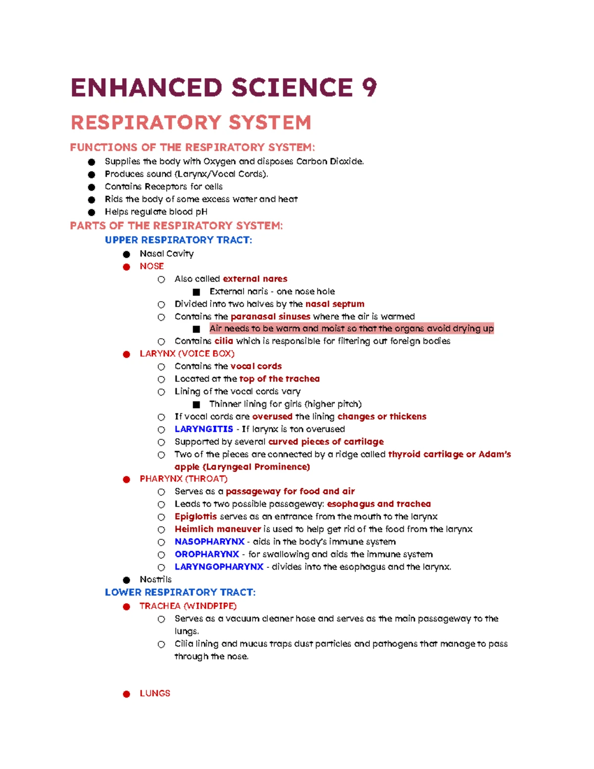 Genetics Overview - Biology 9 Module 2 Study Notes - Studocu