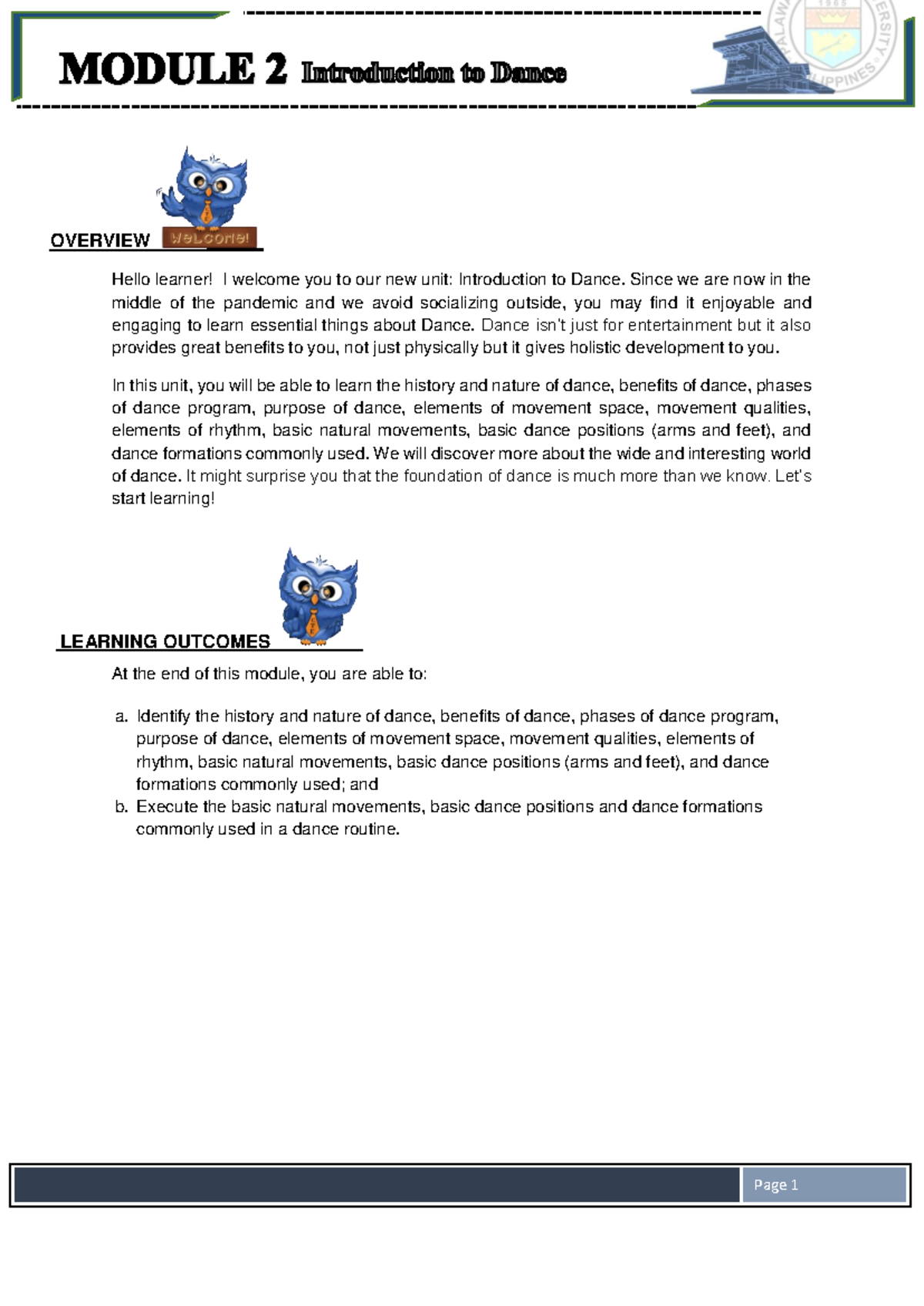 Pathfit-3: UNIT 2 - Intro to Dance - History, Benefits & Movements ...