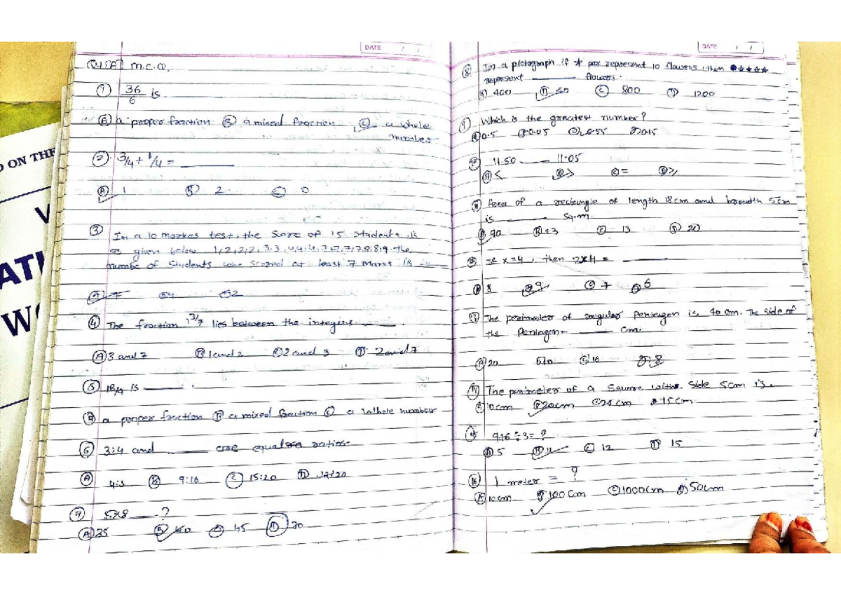 Maths Revision Notes for Course G20 - Final Exam Preparation - Studocu