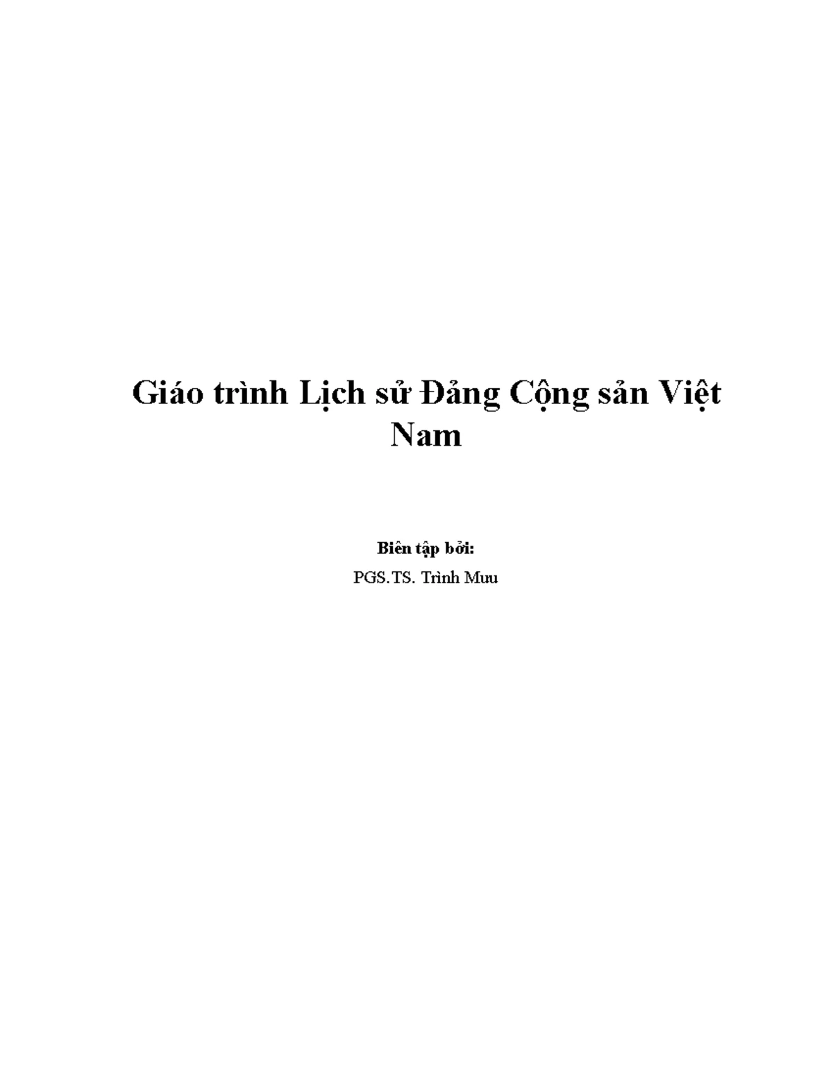 Lịch sử và Đường lối Cách mạng Việt Nam: Từ Nguyễn Ái Quốc đến CMT8 ...