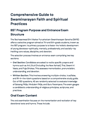 BST Entrance Exam Study Guide: Arti, FAQs, and Devotional Practices ...