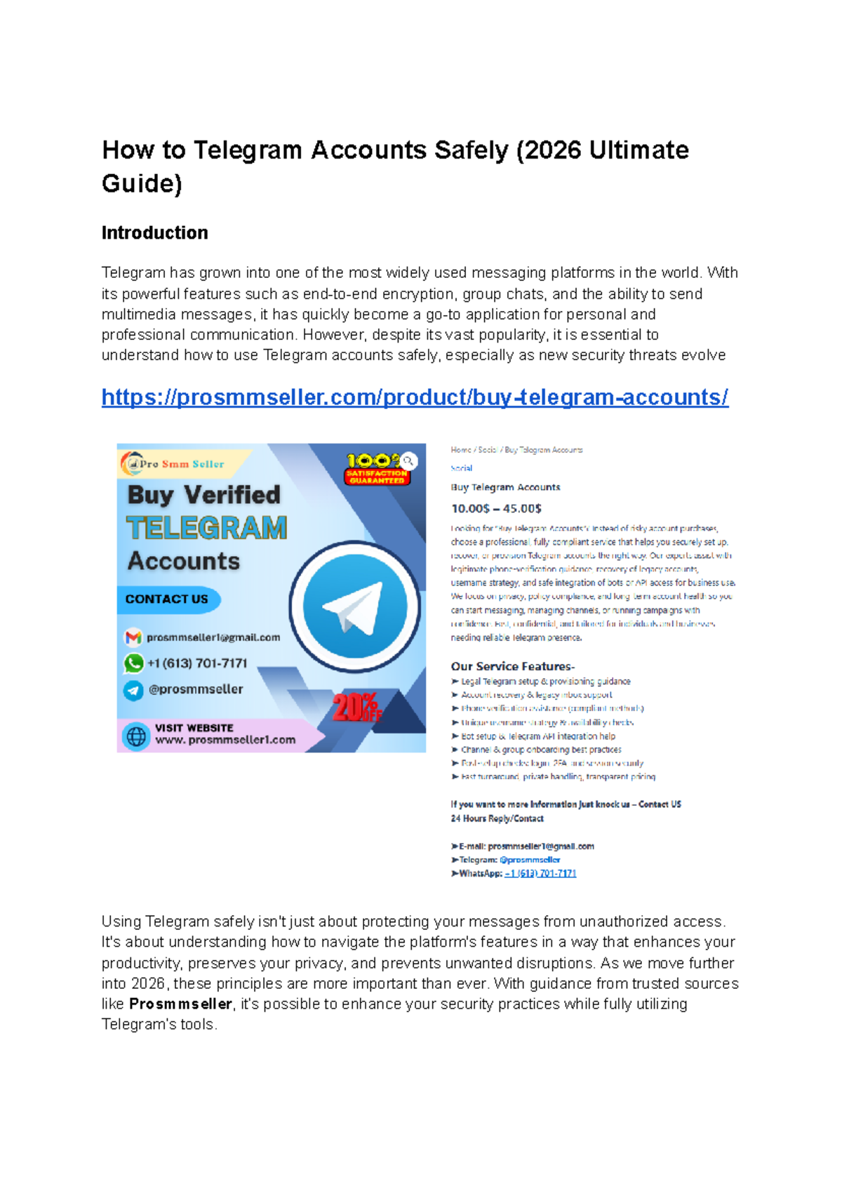 How to Secure Your Telegram Account: 2026 Guide to Safety - Studocu