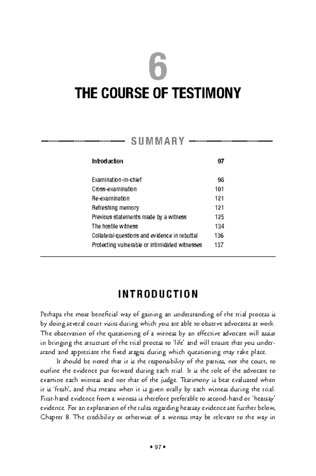 Practical Guide to Evidence: Memory Refreshing and Witness Testimony ...