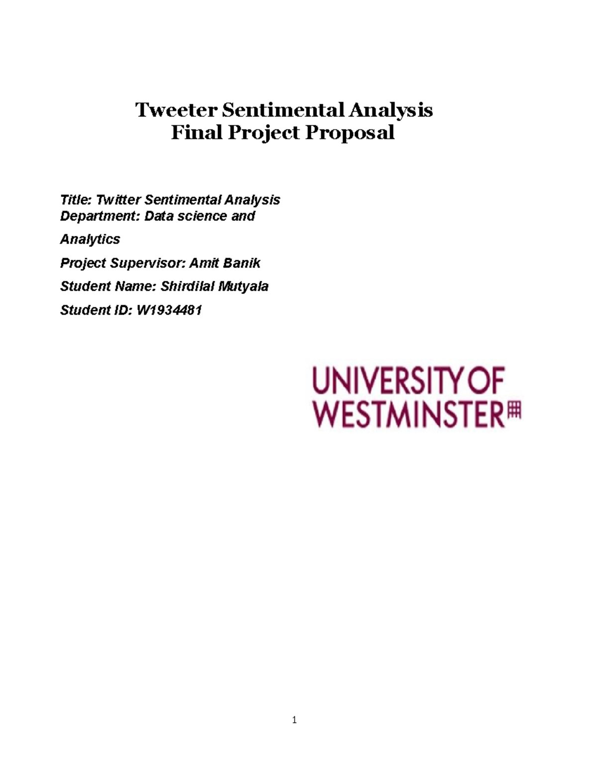 Sales Analysis Data Processing Final Project Proposal - Twitter ...
