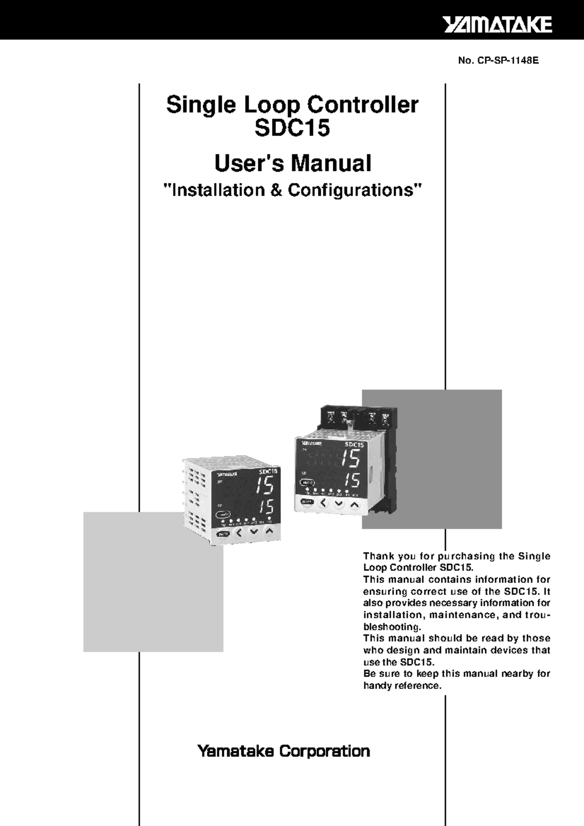 Single Loop Controller SDC15 User Manual and Safety Guidelines - Studocu