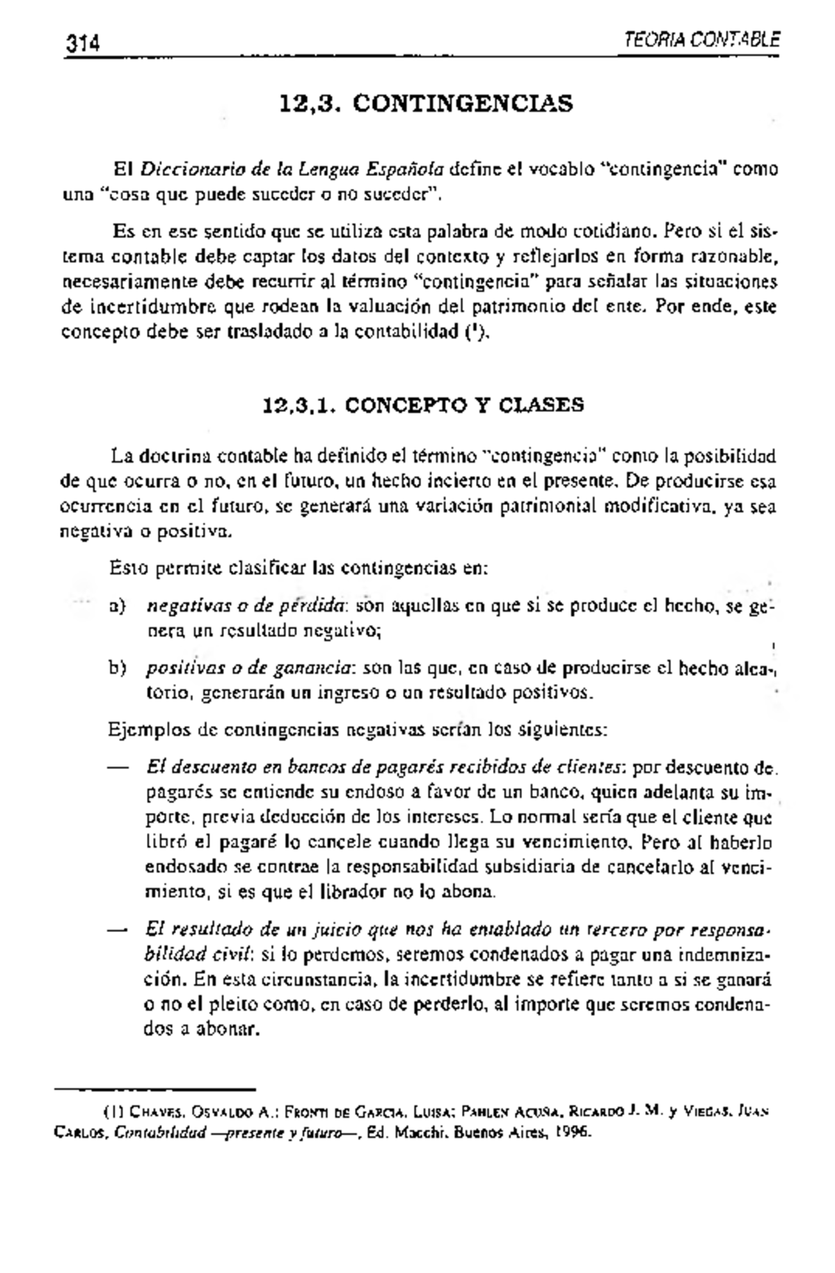 Teoria Contable Capitulo XII - 314 TEORIA CONTABLE 1 2 ,3 ...