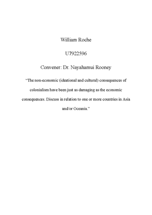 William Roche u7922596 ASIA2096 Book Review - William Roche u ASIA2096 ...