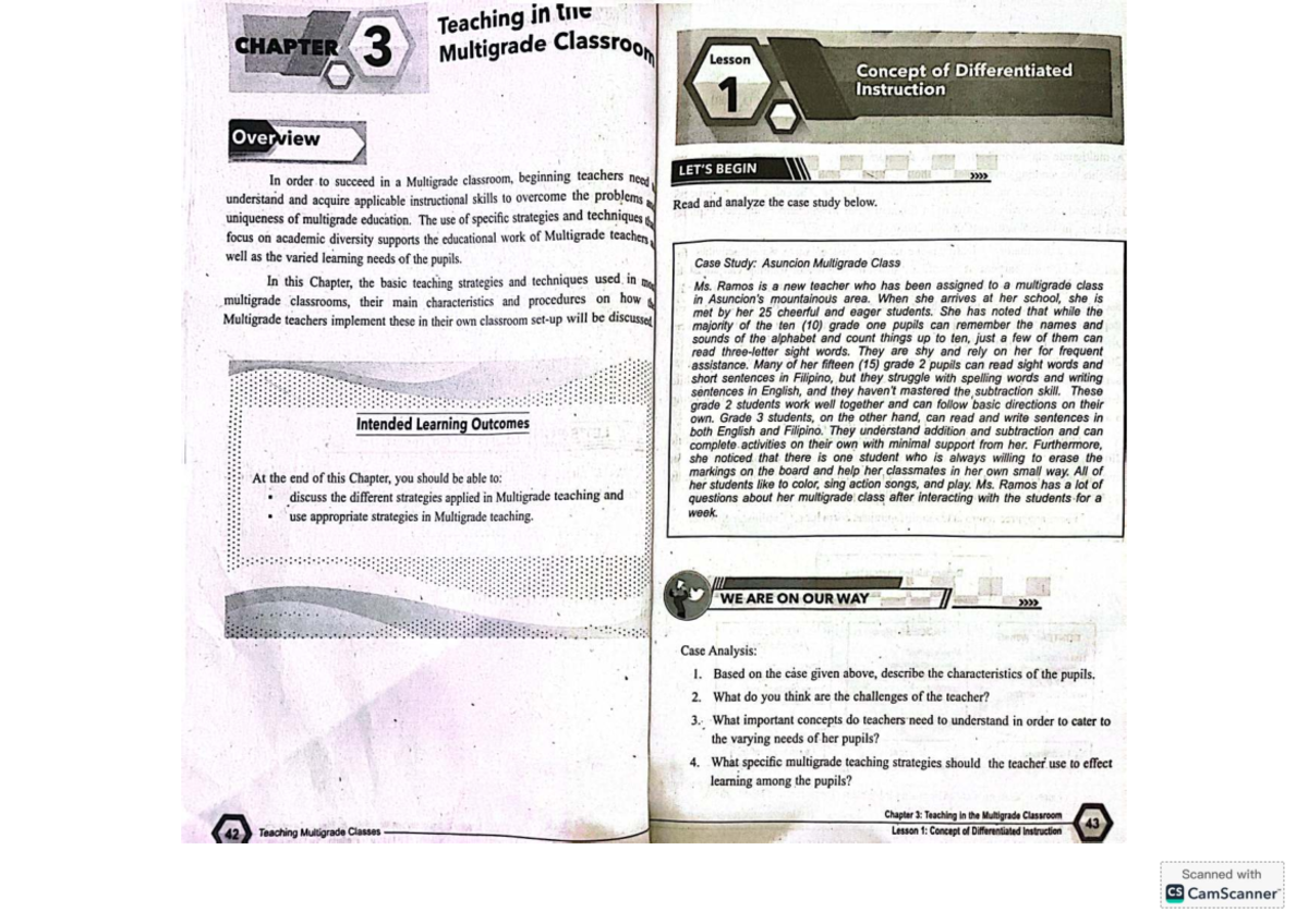 Teaching In The Multigrade Classroom Chapter 3 Differentiated
