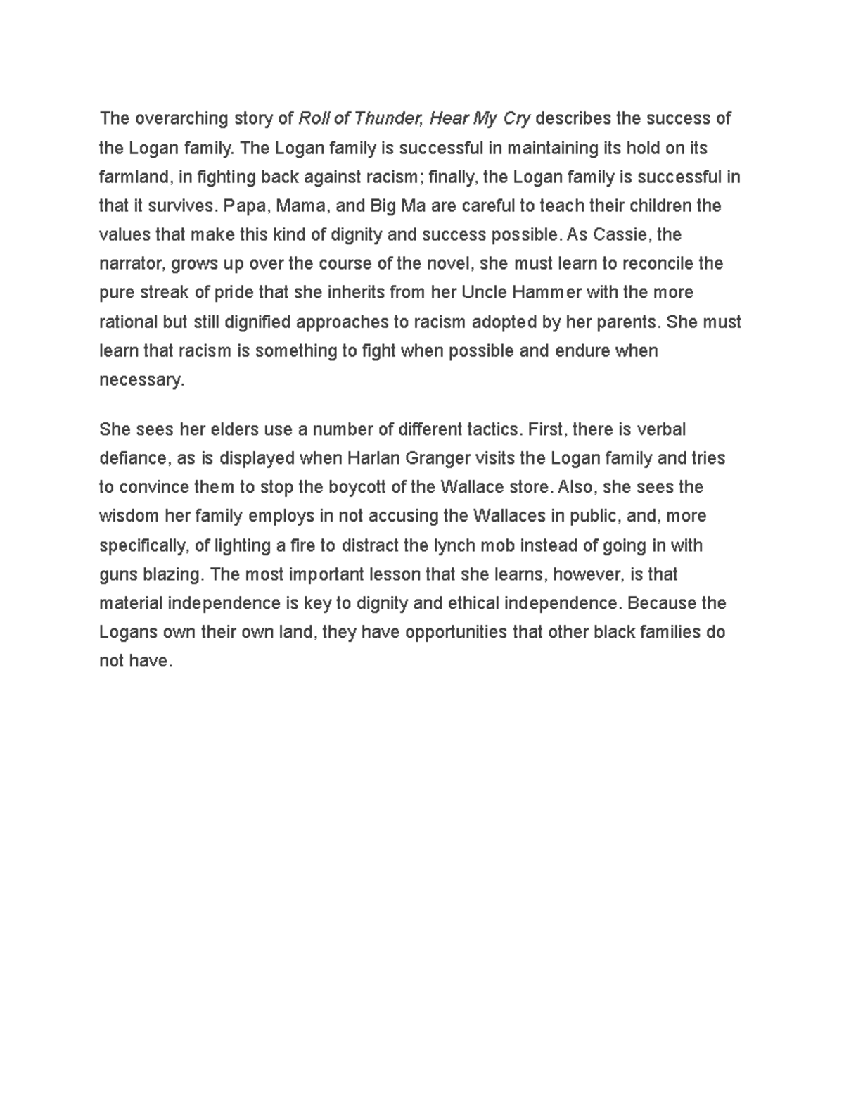 History guide - SECTION A INFORMATIVE ESSAY Format