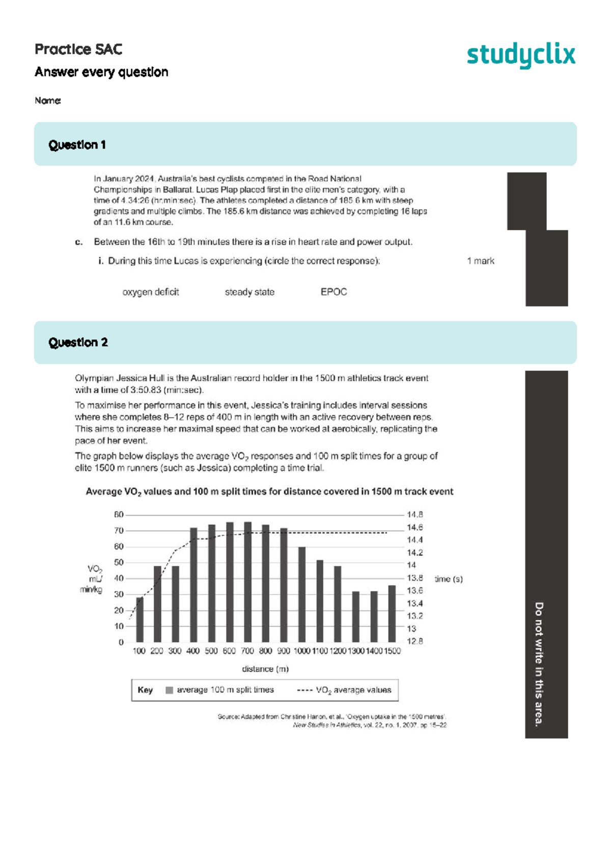 Practice SAC Questions Open Book AOS 2 - Practice SAC Answer every ...