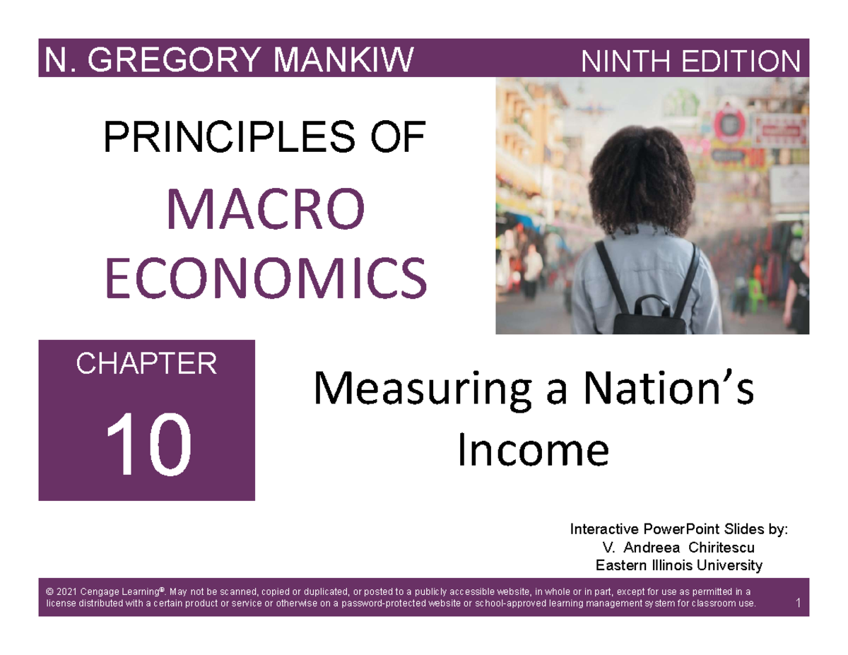 Ch10 Examining GDP and National Income in Macroeconomics - Studocu