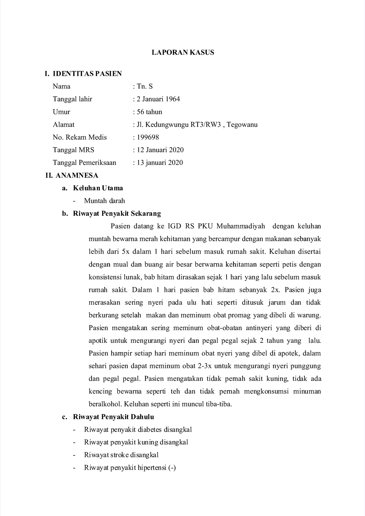 @MWOQMD BMVYV: Case Study on Hematemesis and Melena - Document Preview