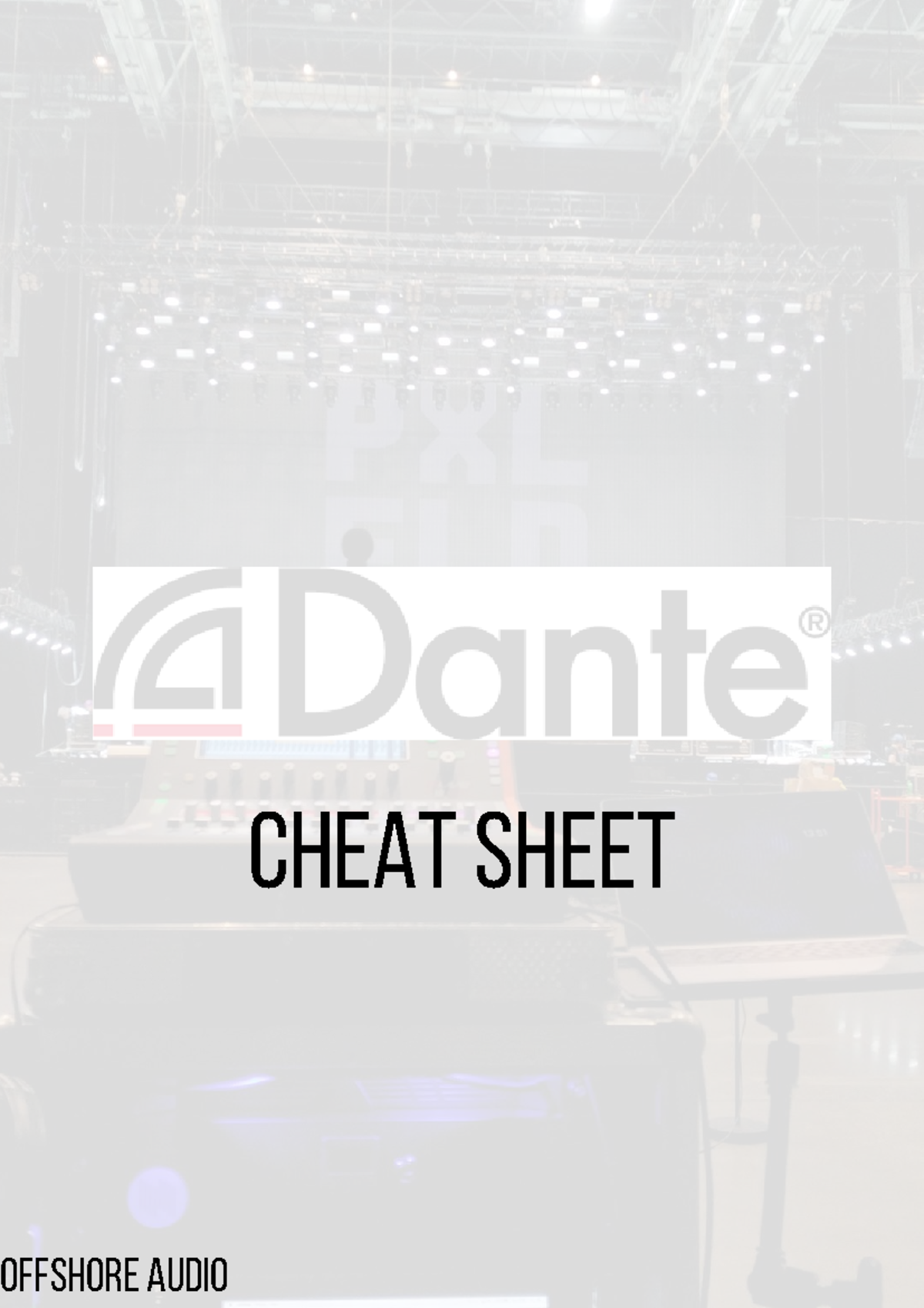 Dante Networking Cheat Sheet for Offshore Audio Systems - Studocu