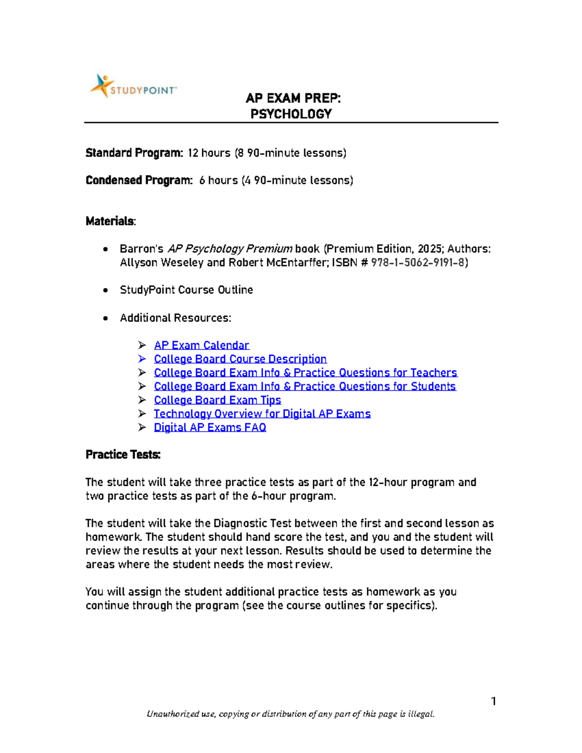 AP Psychology Exam Prep: Comprehensive Study Guide (Premium Ed. 2025 ...
