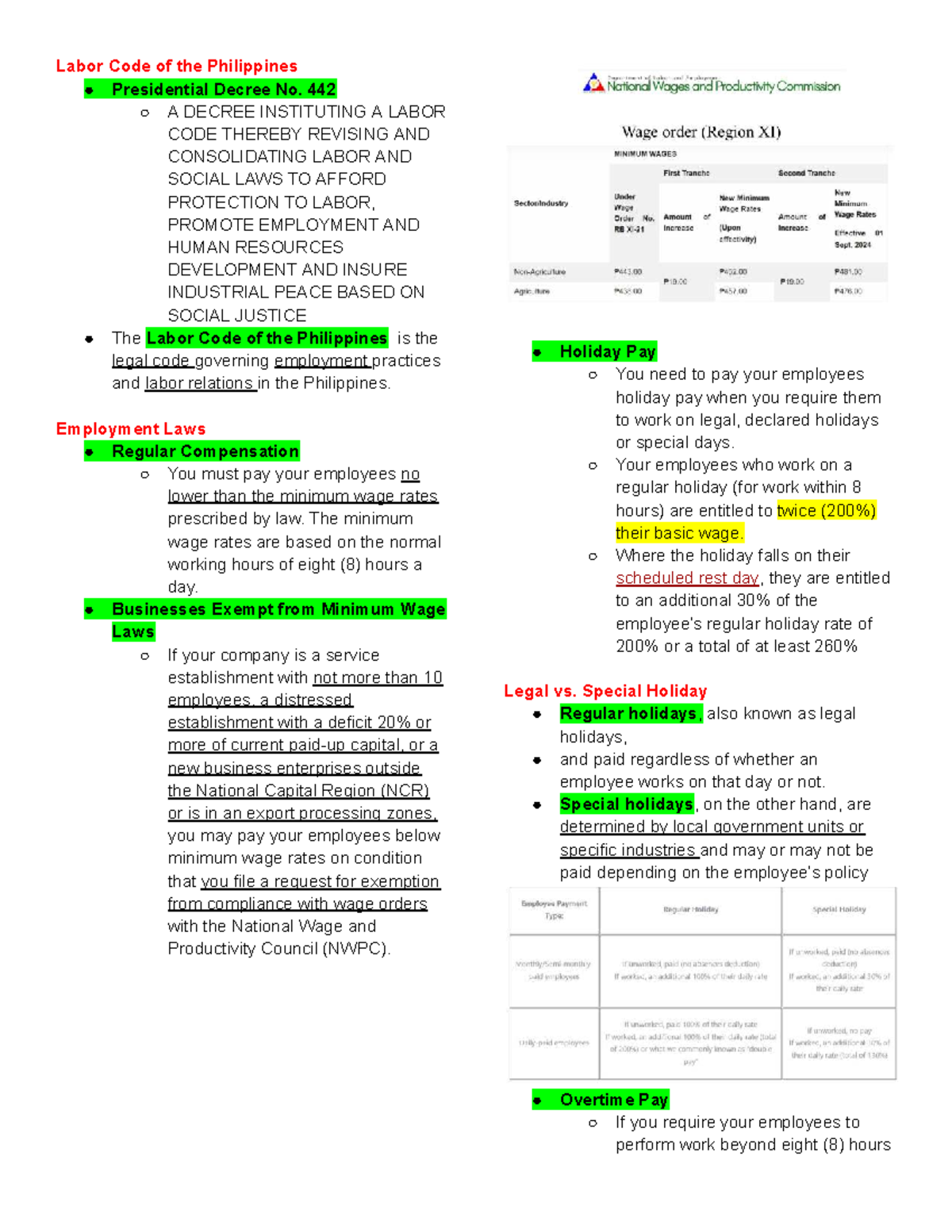 [HRM] Module 3: Overview of the Labor Code of the Philippines - Studocu