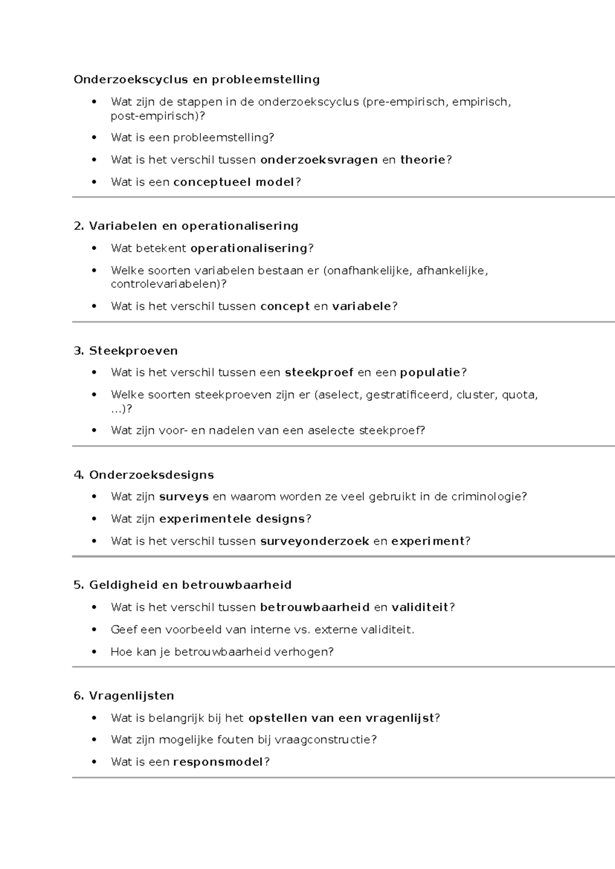 Onderzoekscyclus en Probleemstelling: Stappen en Concepten in Onderzoek ...