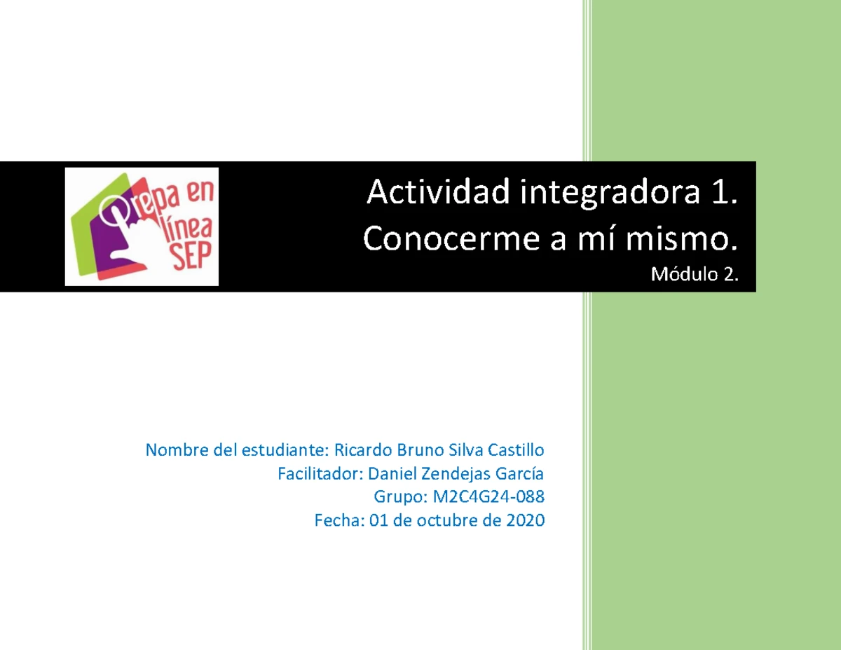 El relato M 2S3AI5 actividad integradora 5 modulo 2 - Actividad