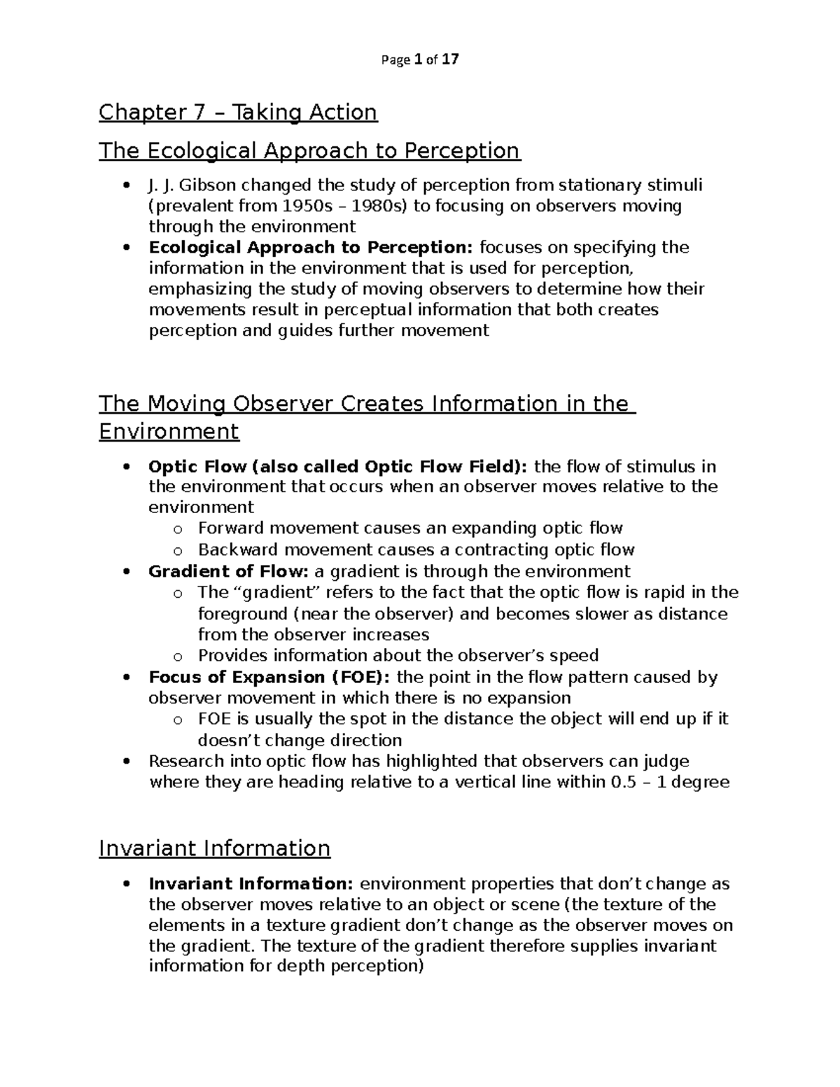 Chapter 7 - Ecological Approach to Perception and Movement Dynamics ...