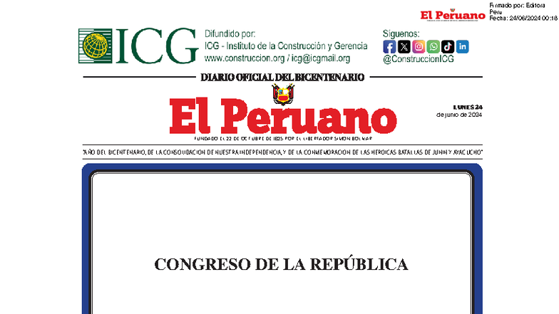 Ley 32069: Normativa sobre Contrataciones Públicas en Perú - Studocu