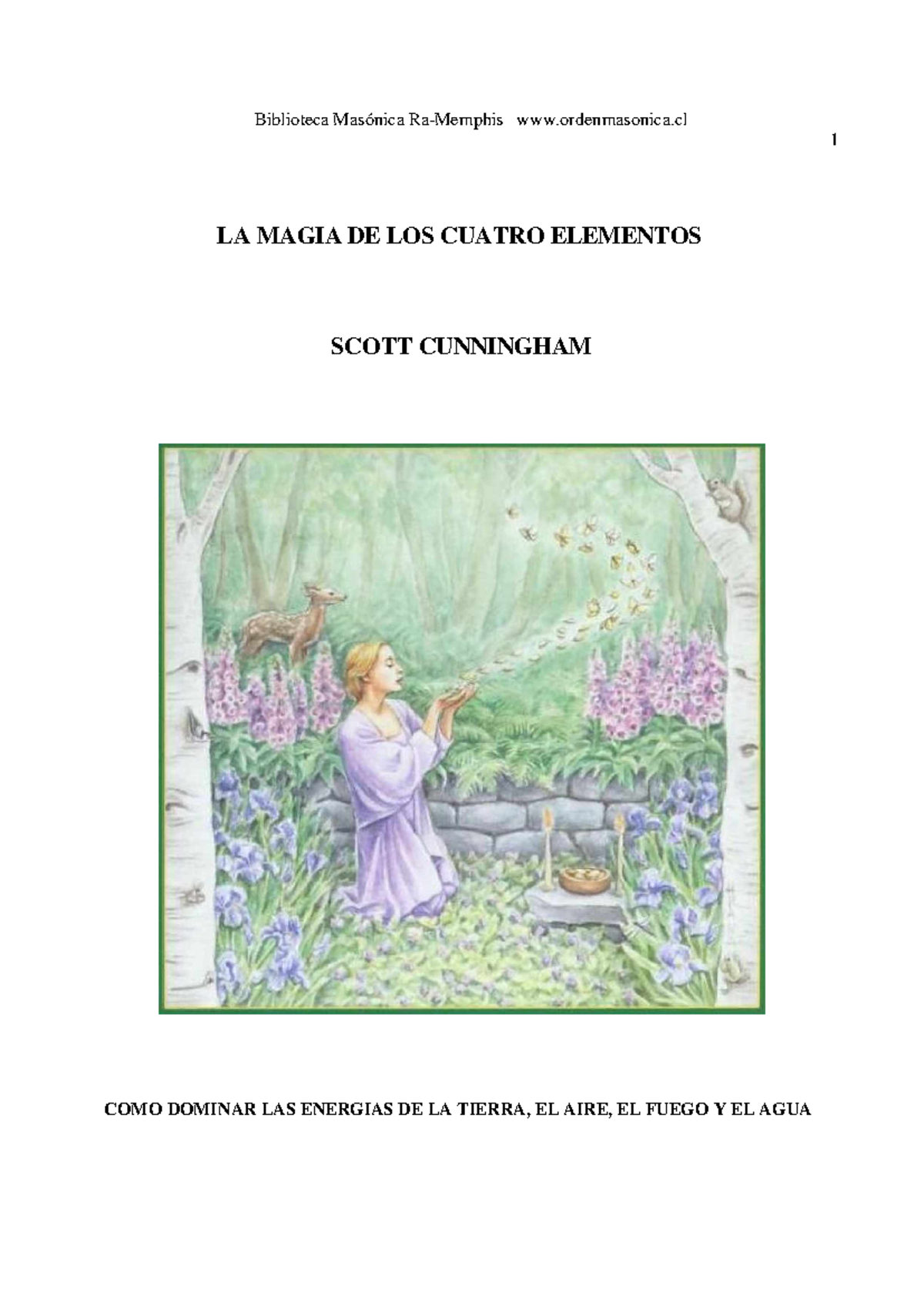 La magia de los cuatro elementos scott cunningham ( PDFDrive ) - 1 LA ...