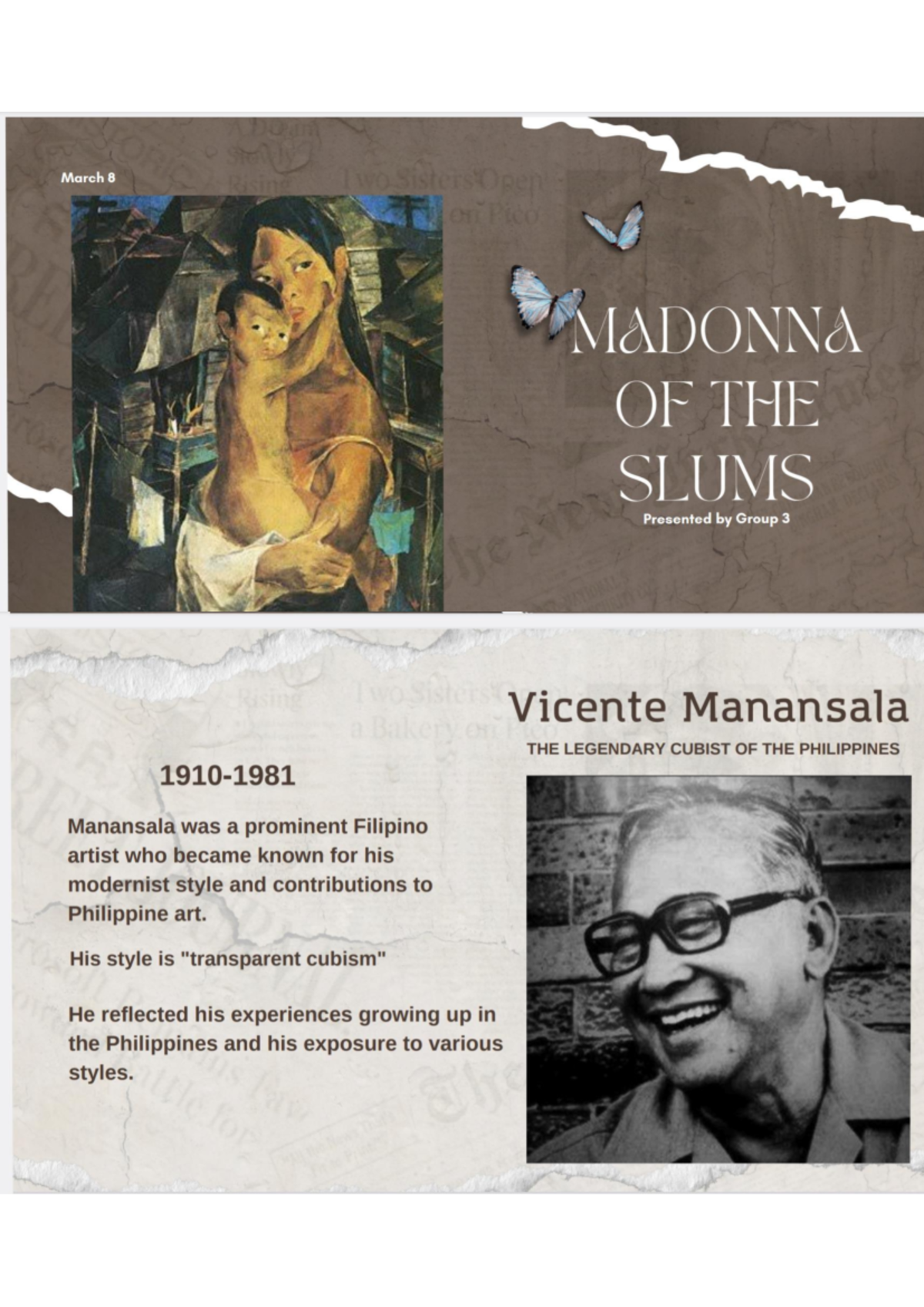 MADONNA OF THE SLUMS: Analyzing Vicente Manansala's Masterpiece - Studocu