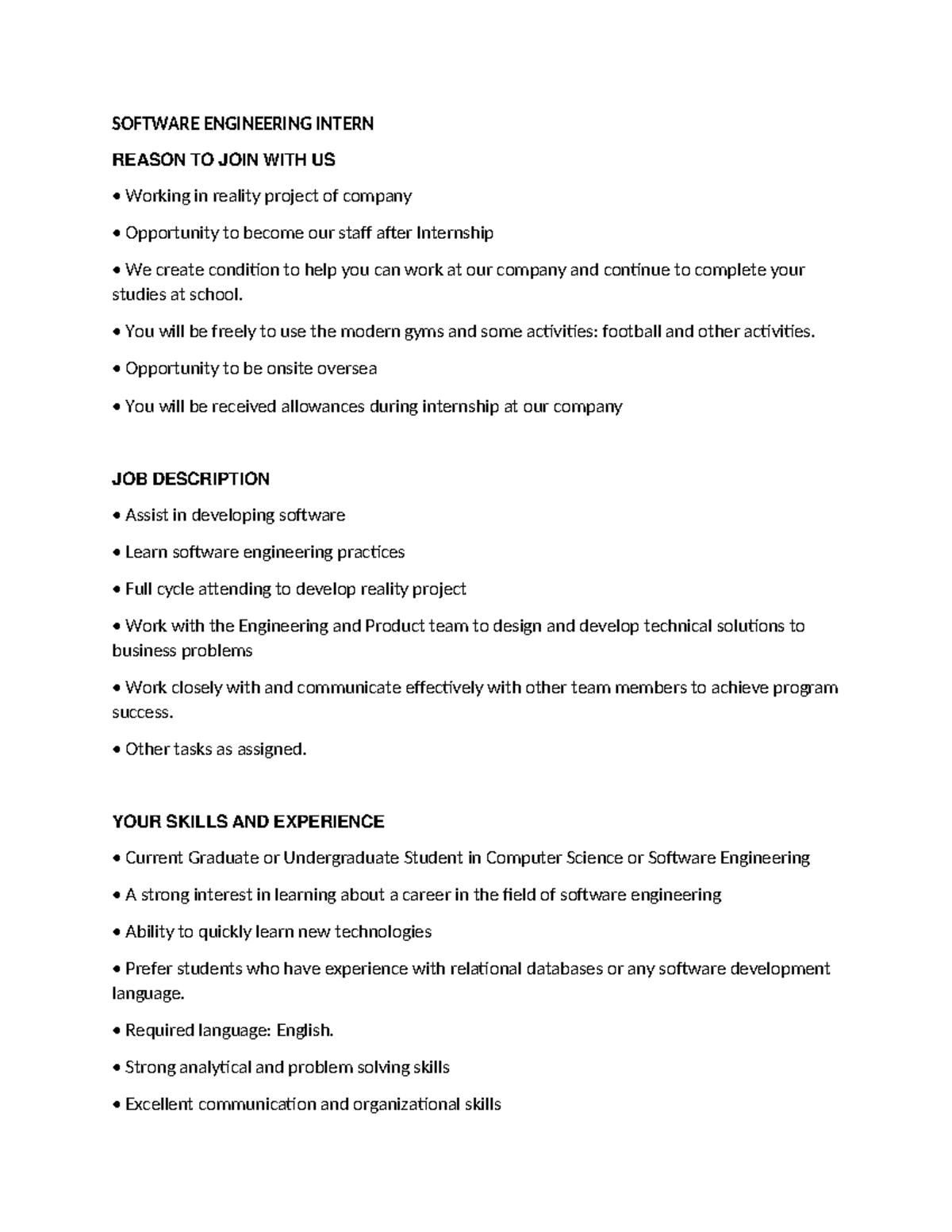 SPZ-Software Engineering Intern - SOFTWARE ENGINEERING INTERN 𝗥𝗘𝗔𝗦𝗢𝗡 𝗧𝗢 ...