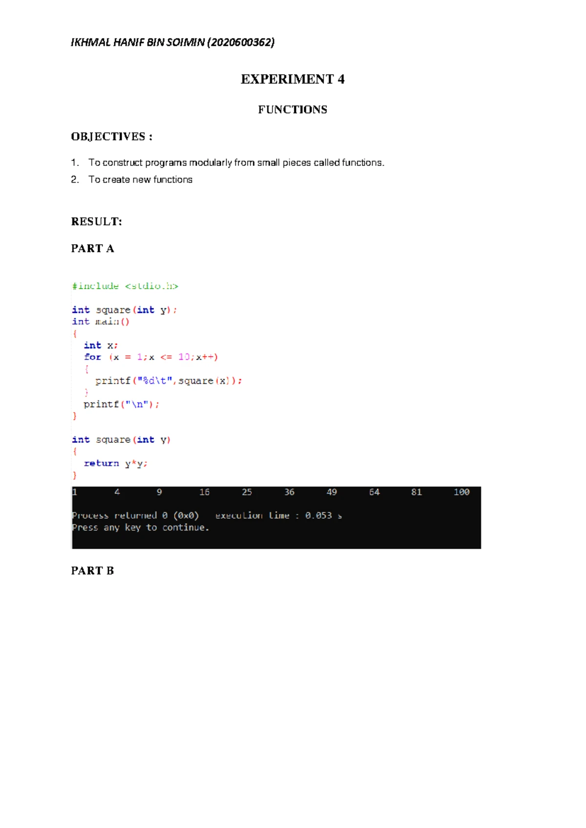 ECE128 - Experiment 5: Understanding Arrays in C Programming - Studocu